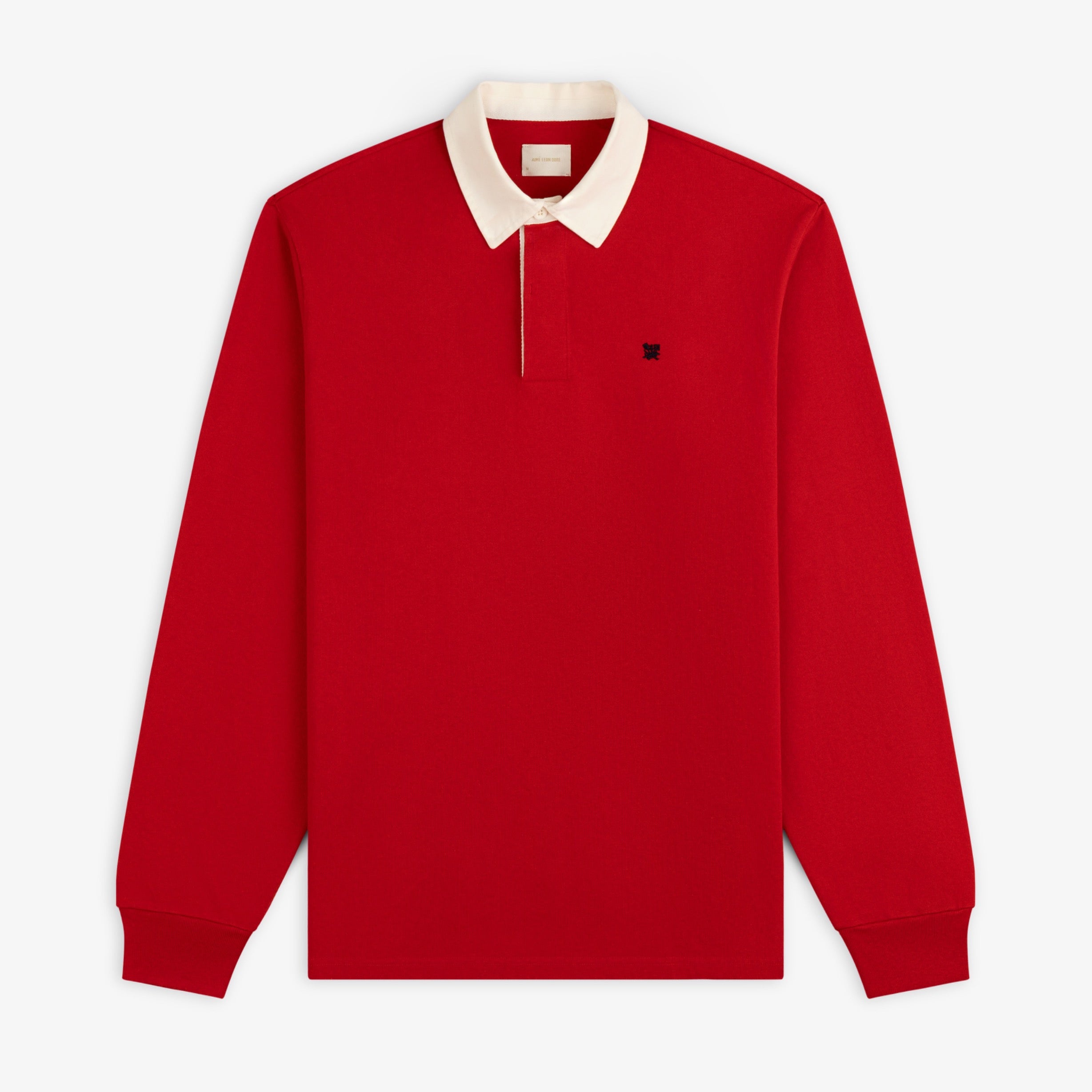 aim-leon-dore-crest-rugby-rot-regular-fit image 1
