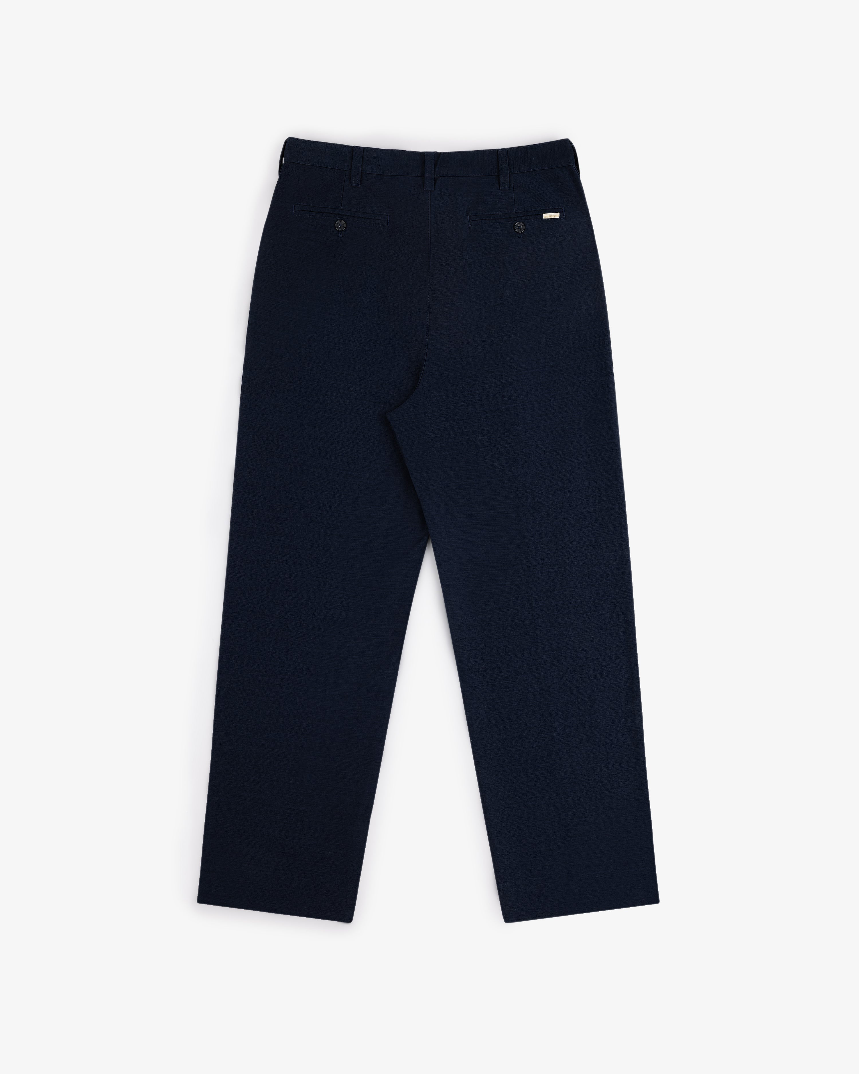 aim-leon-dore-double-pleated-pant-navy-baumwollsatin-gerade image 3