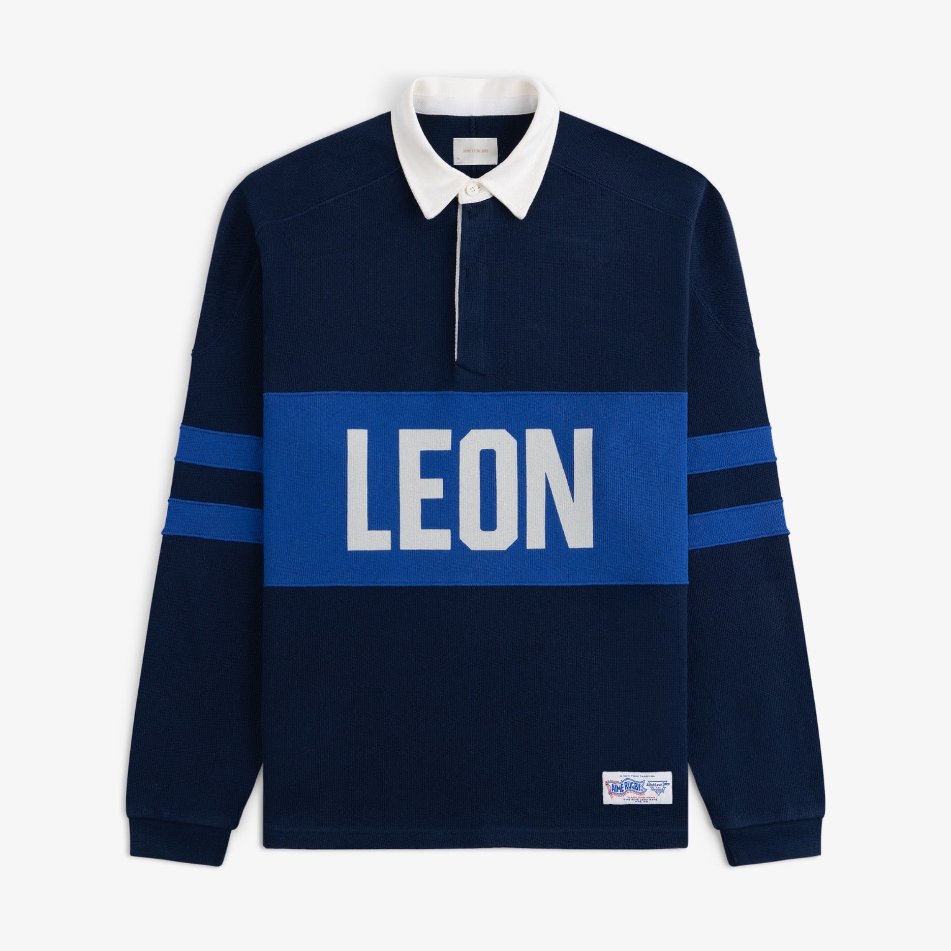 aim-leon-dore-leon-dore-collegiate-rugby-navy-baumwolle image 1