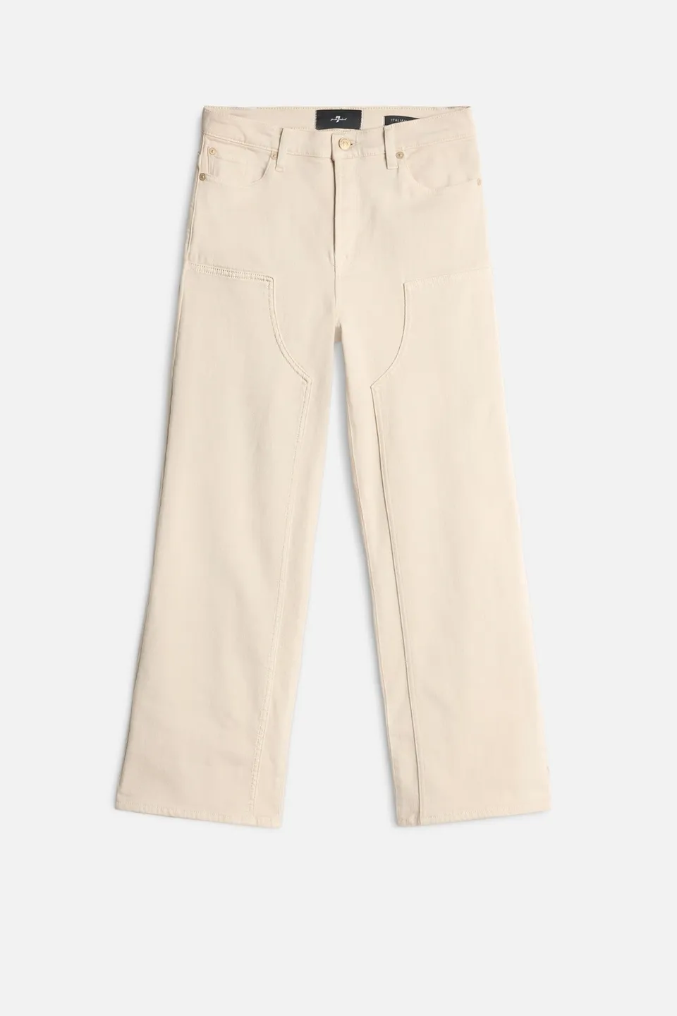 7-for-all-mankind-luxe-vintage-cropped-alexa-creme-damen image 1
