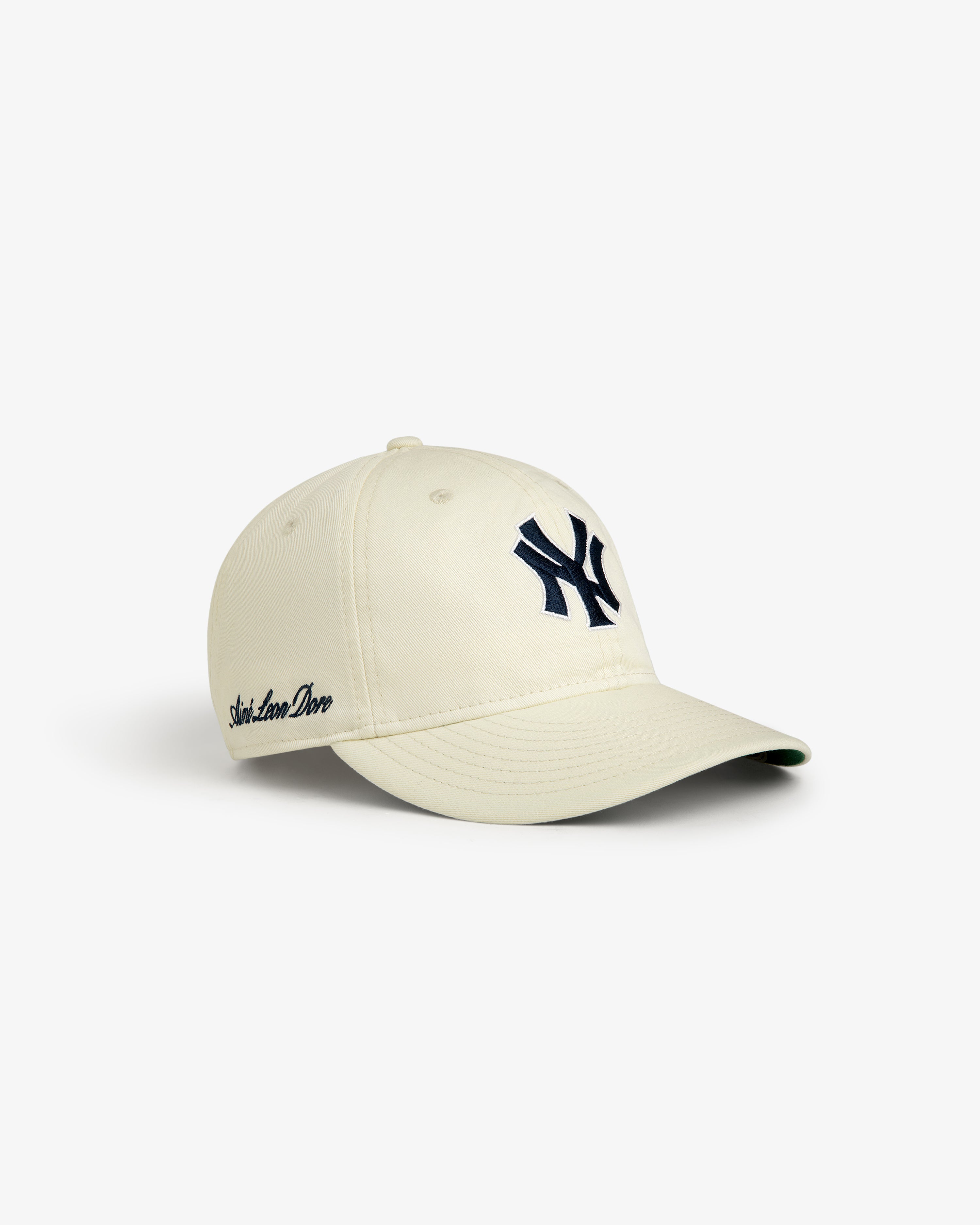 aim-leon-dore-x-new-era-yankees-retro-fit-hat-cream image 4