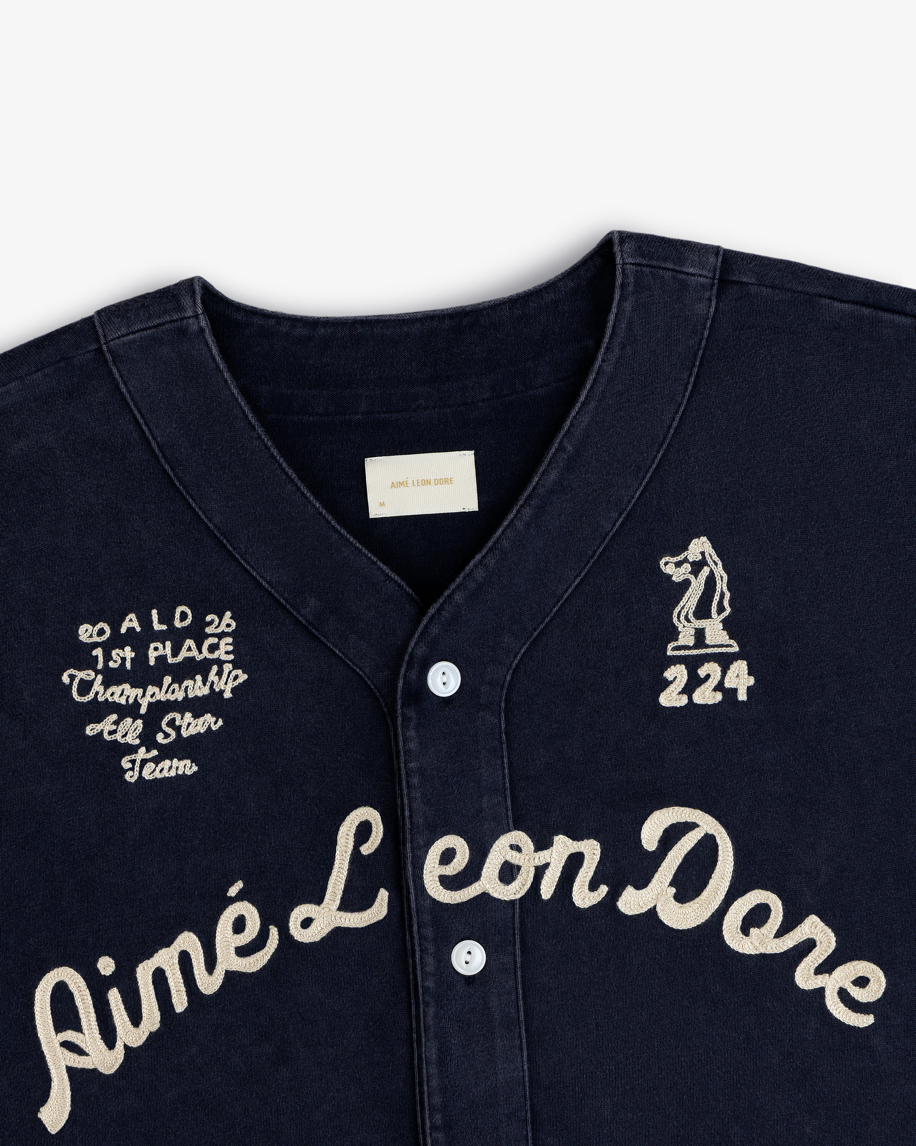aim-leon-dore-mulberry-chainstitch-baseball-jersey-navy-button-jersey image 4