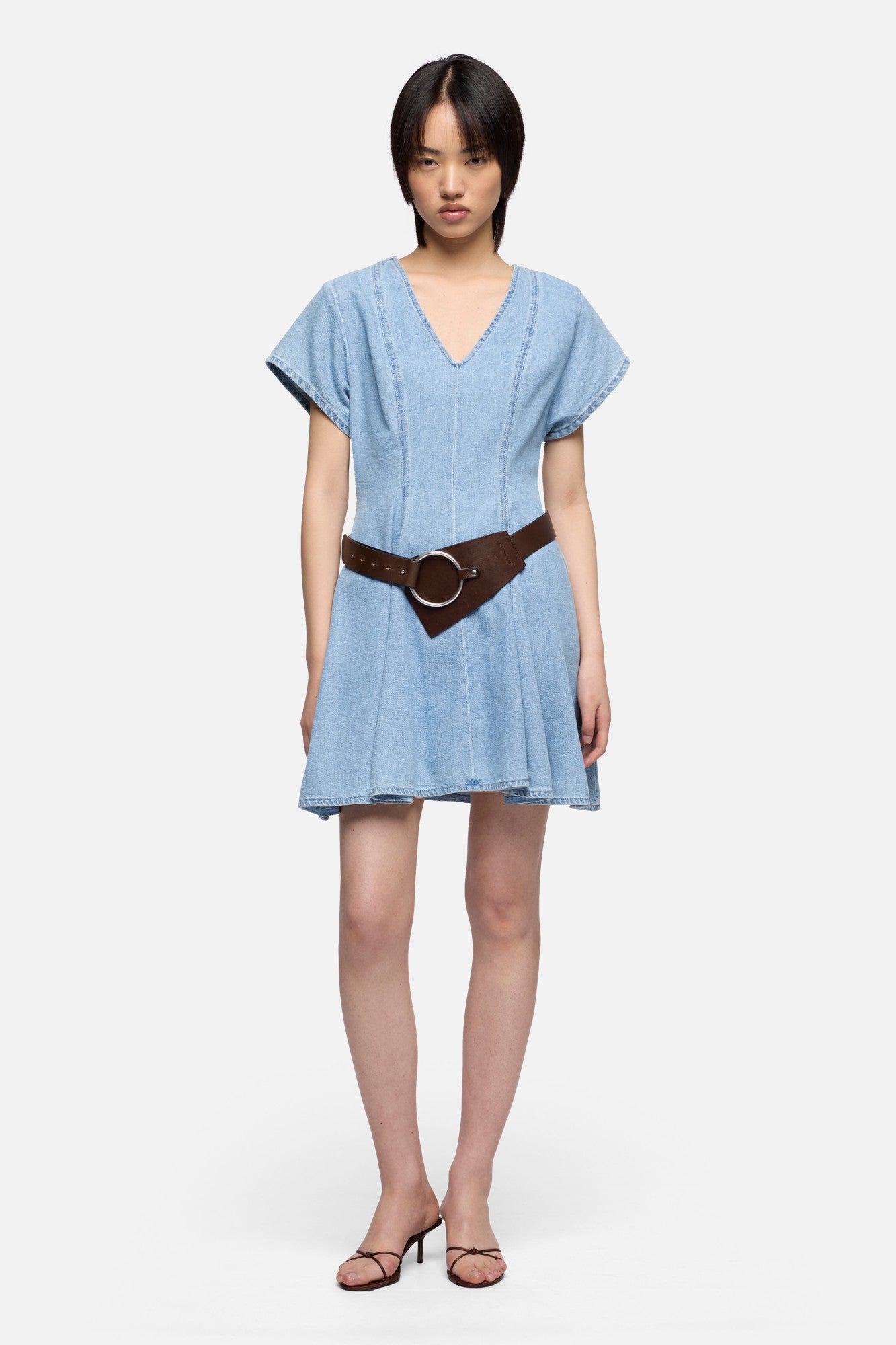 7-for-all-mankind-flared-dress-hana-damen-jeans-kleid image 2