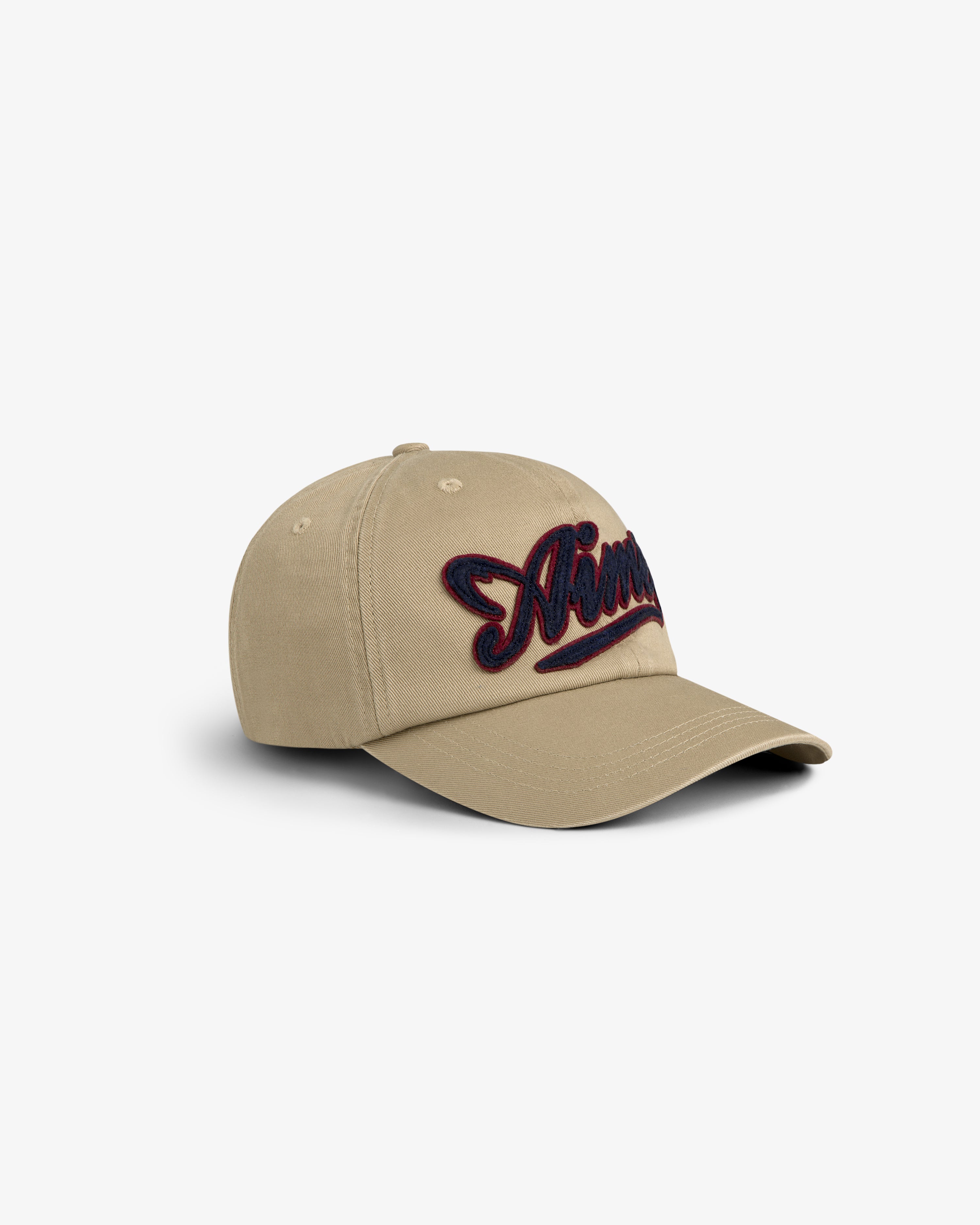 aim-leon-dore-cycling-logo-hat-tan-6-panel image 3