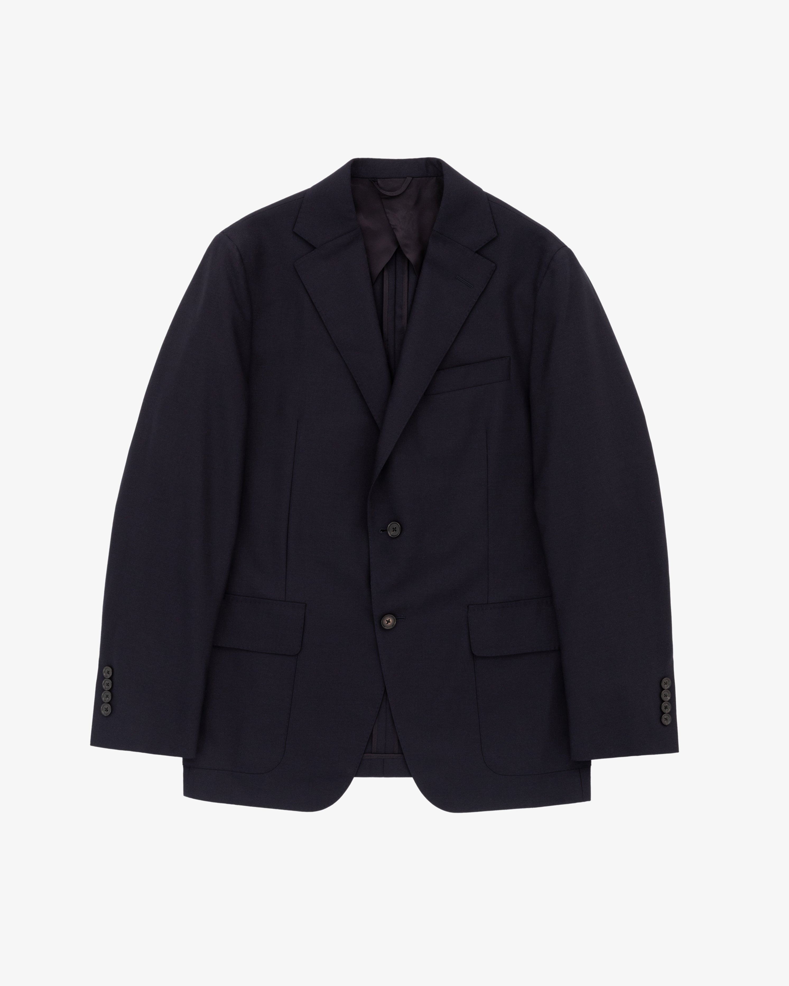 aim-leon-dore-tropical-wool-suit-jacket-navy image 2