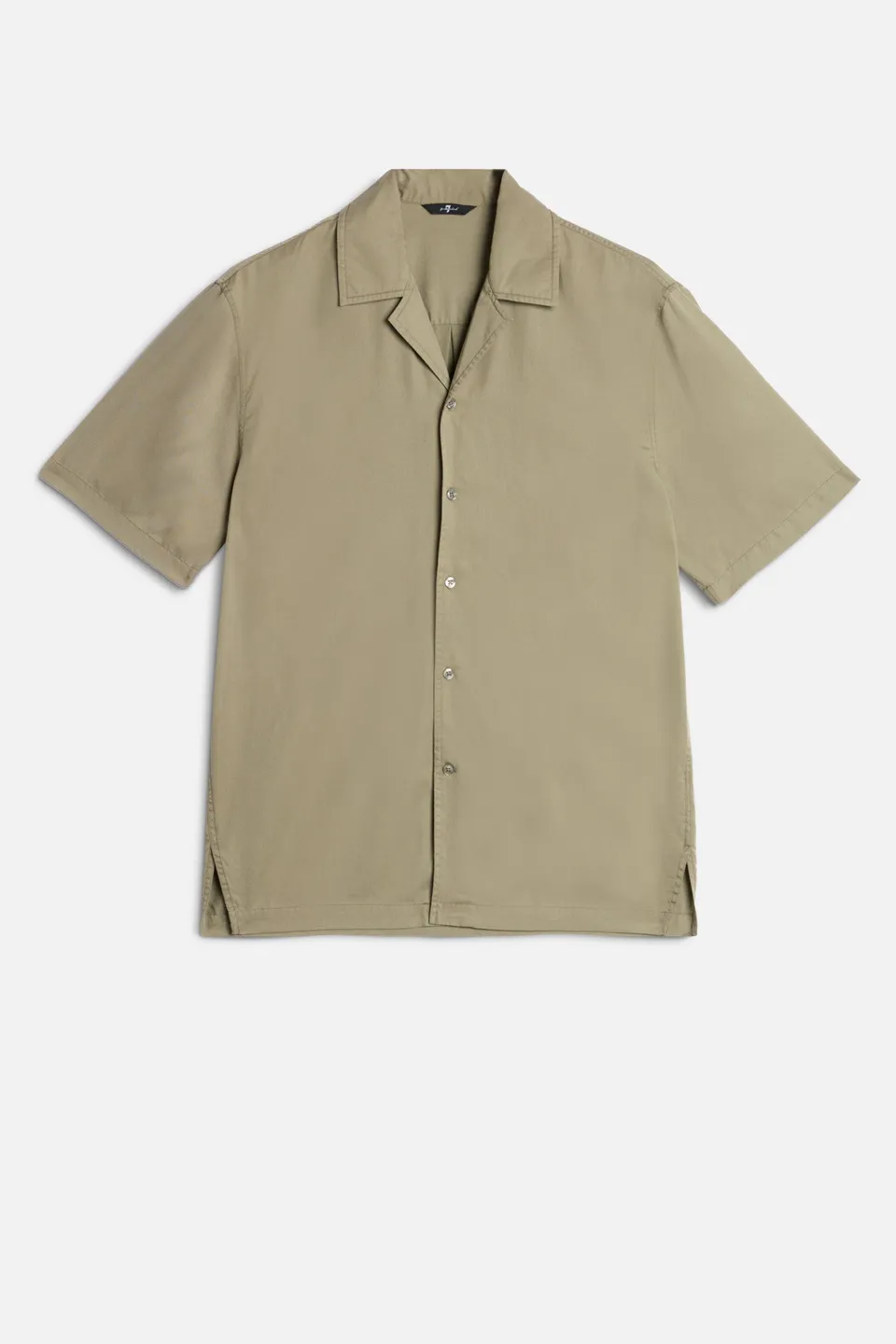 7-for-all-mankind-camp-shirt-fluid-army-herren-kurzarm-hemd image 1