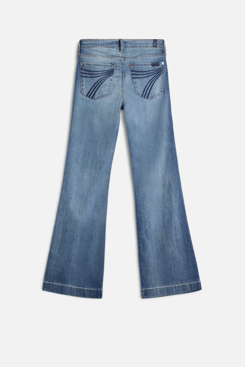7-for-all-mankind-tailorless-dojo-damen-jeans-distressed-authentic-light image 1