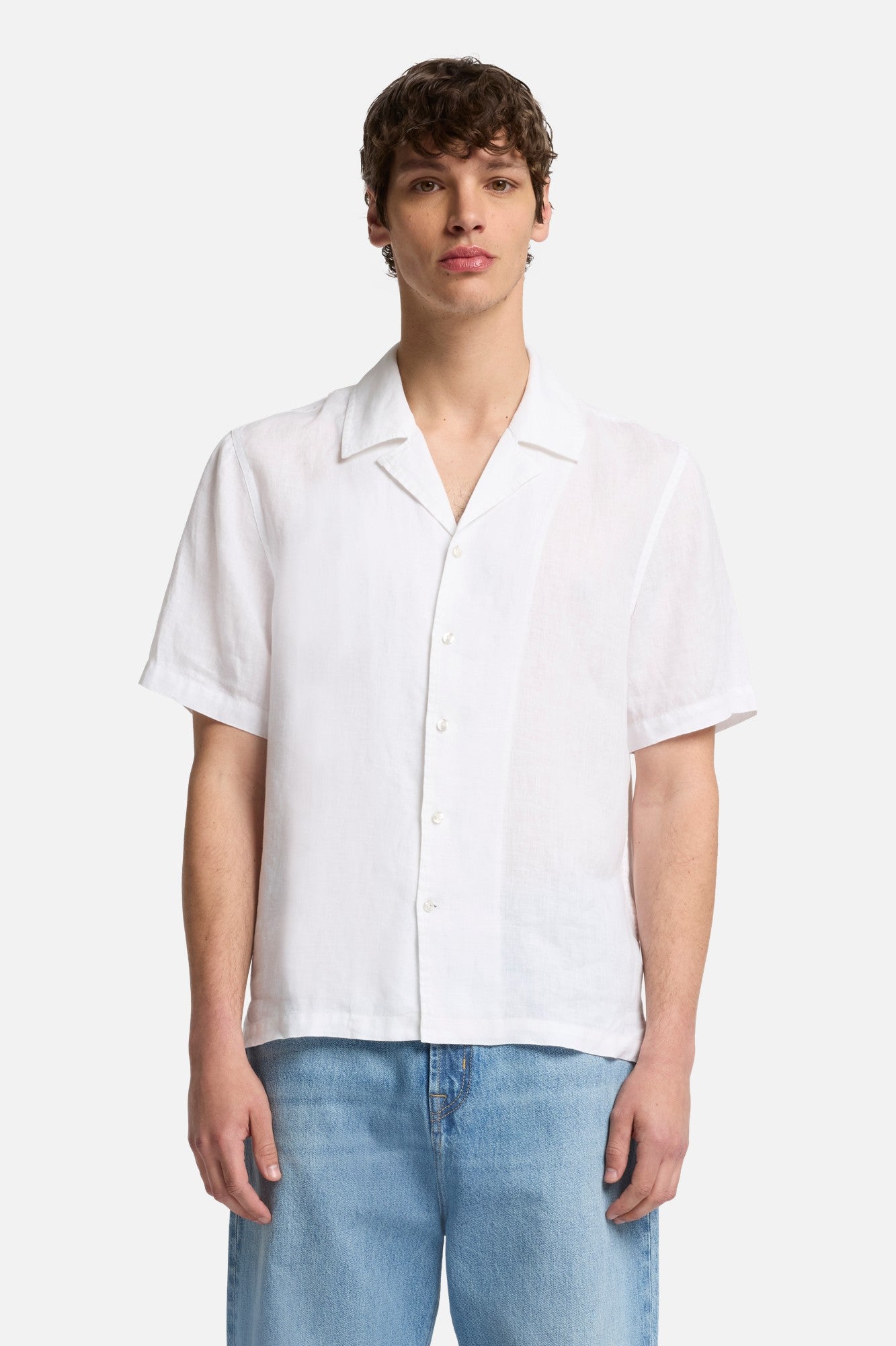 7-for-all-mankind-linen-camp-shirt-kurzarm-in-white image 3