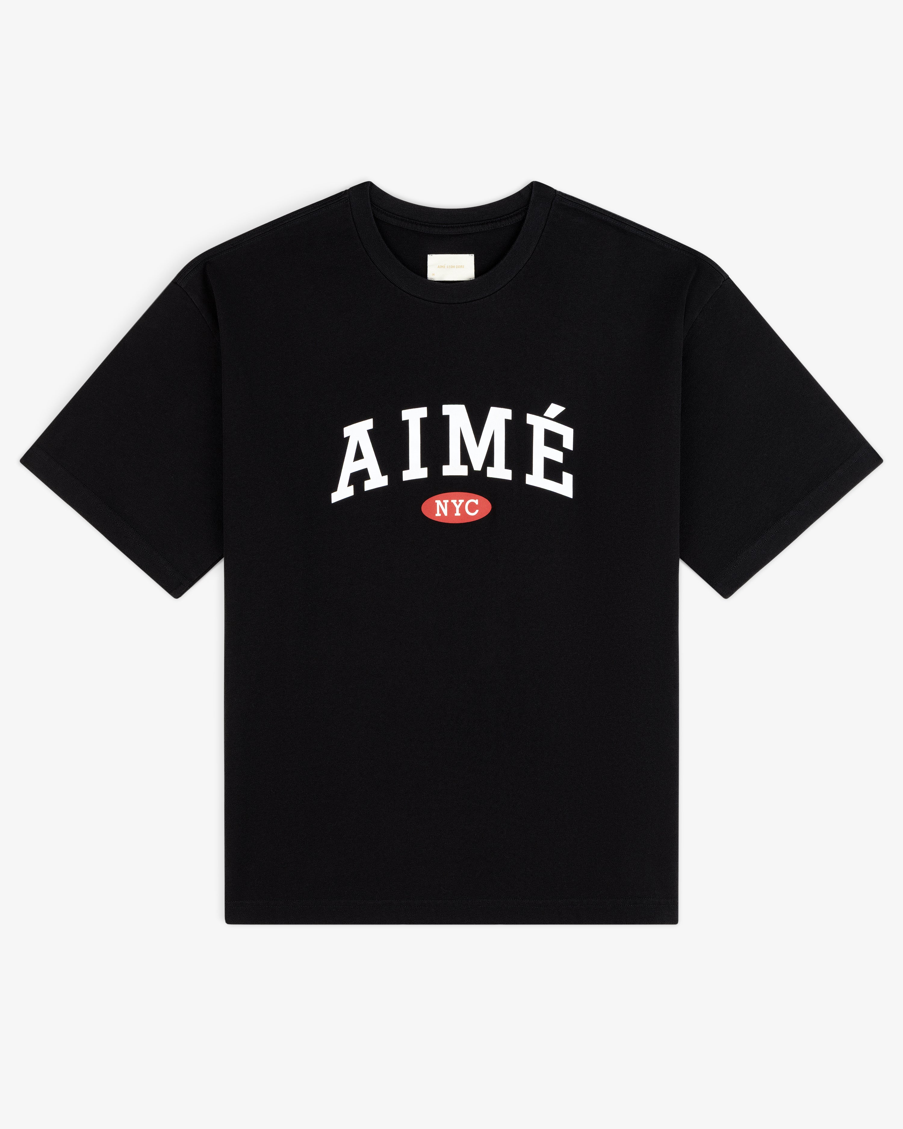 aim-leon-dore-aim-souvenir-tee-t-shirt-boxy-fit-schwarz image 2