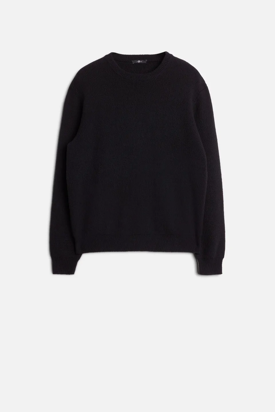 7-for-all-mankind-wool-blend-crewneck-pullover-schwarz-herren image 1