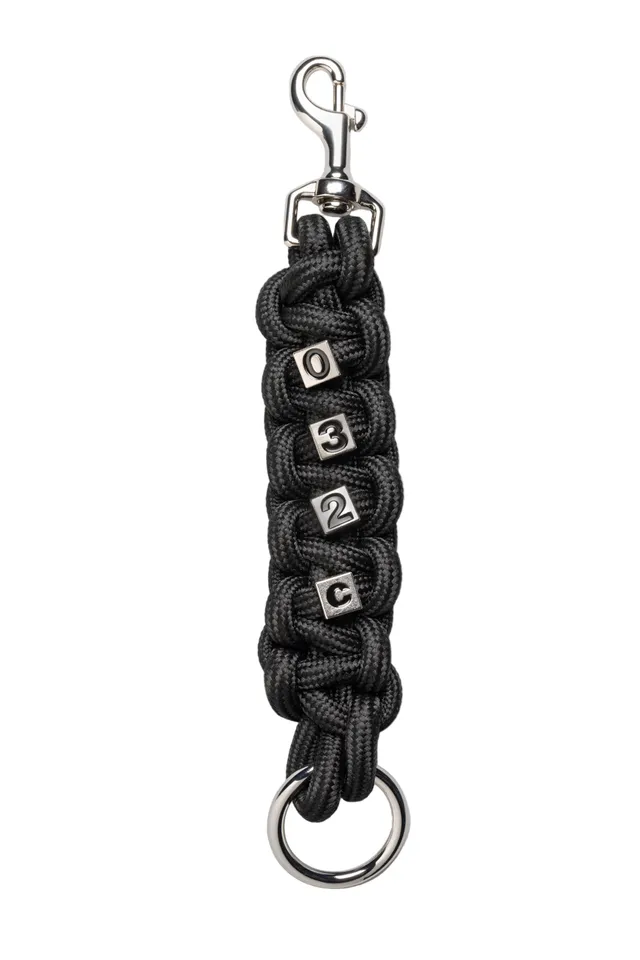 032c-knotted-keychain-schl-sselanh-nger-metal-trims image 1