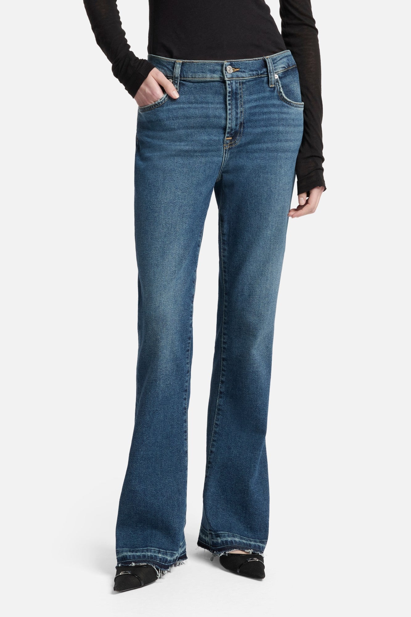 7-for-all-mankind-tailorless-luxe-vintage-bootcut-jeans-bay image 3