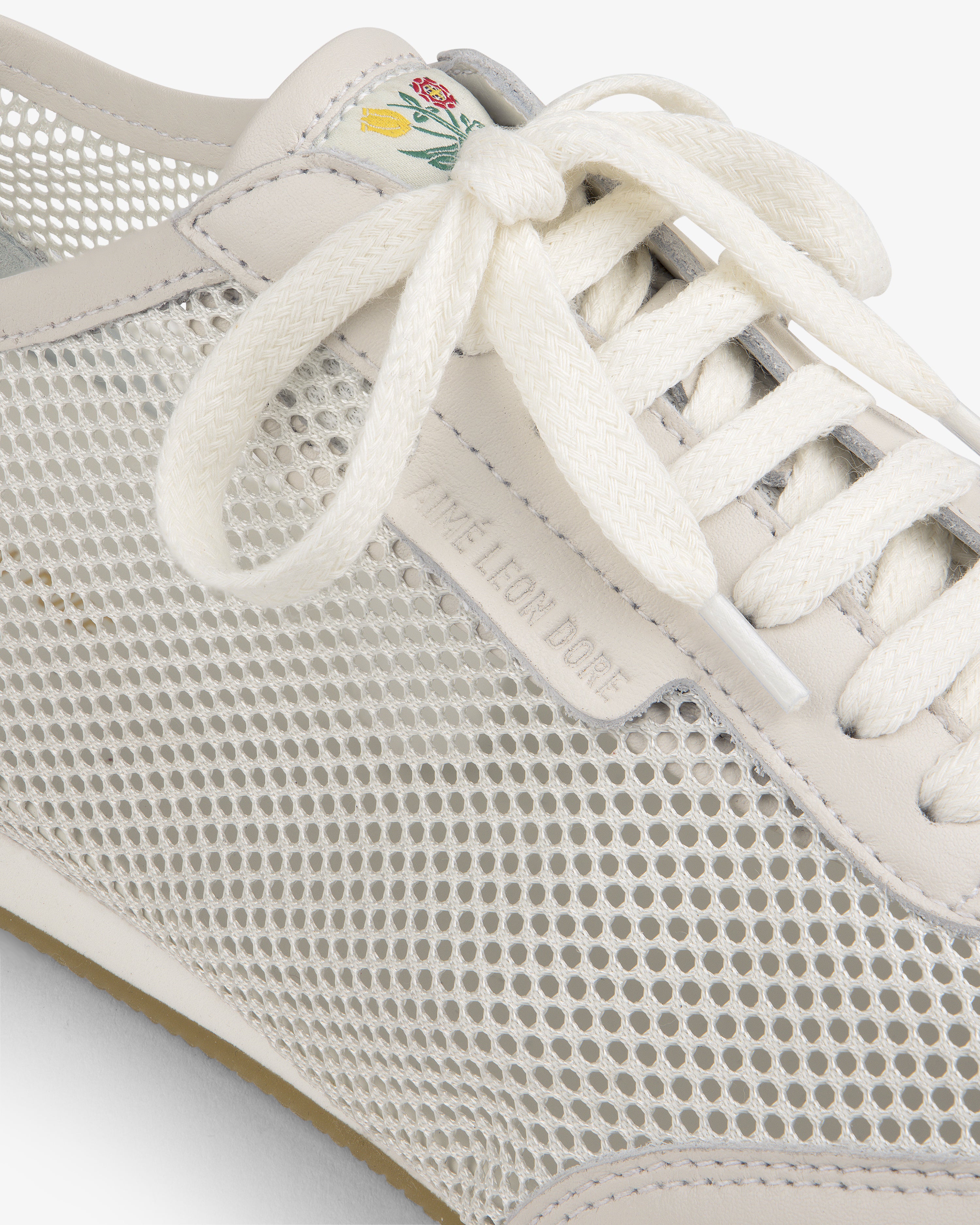 aim-leon-dore-low-profile-mesh-trainer-cream image 7