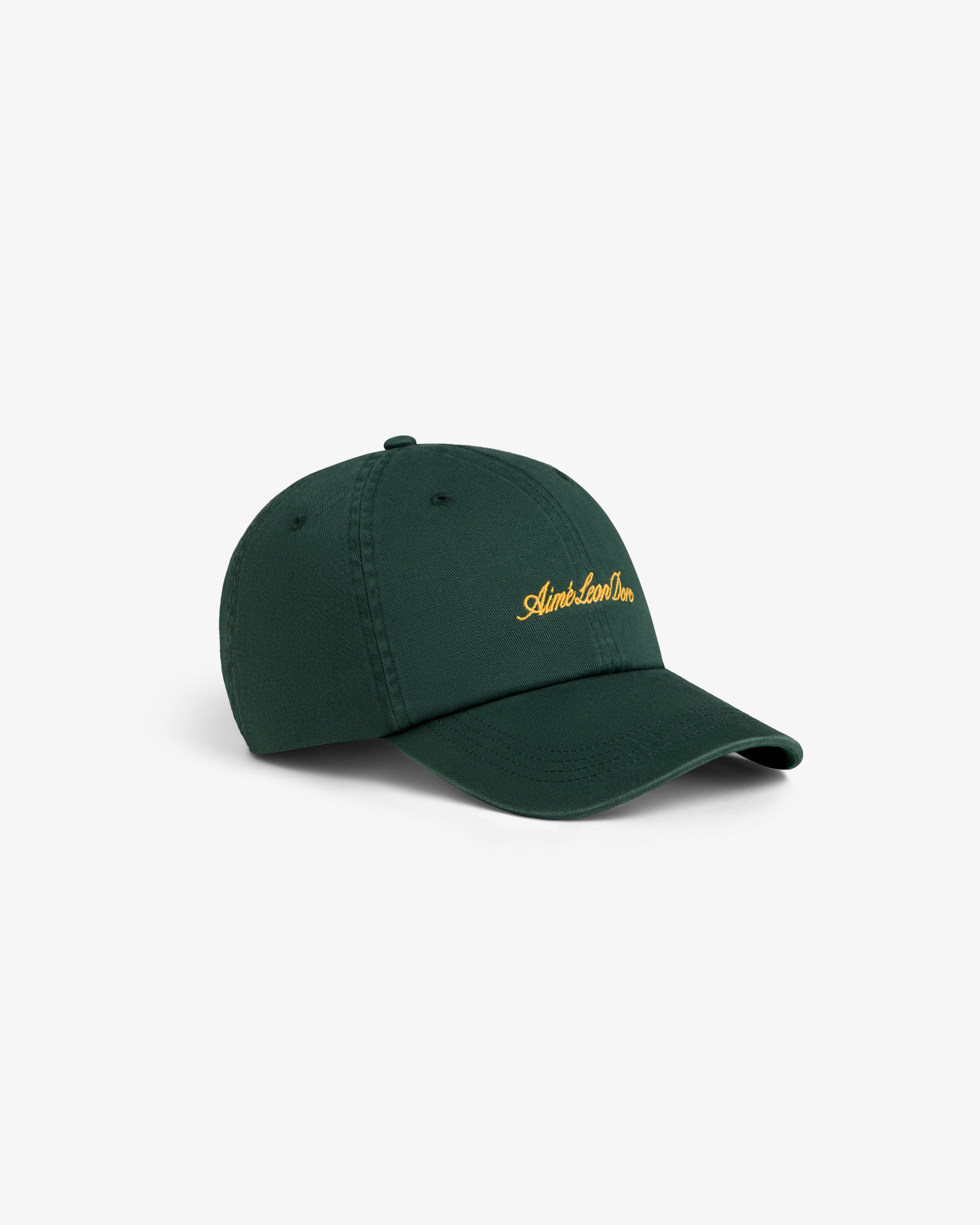 aim-leon-dore-washed-script-chino-cap-gr-n image 3