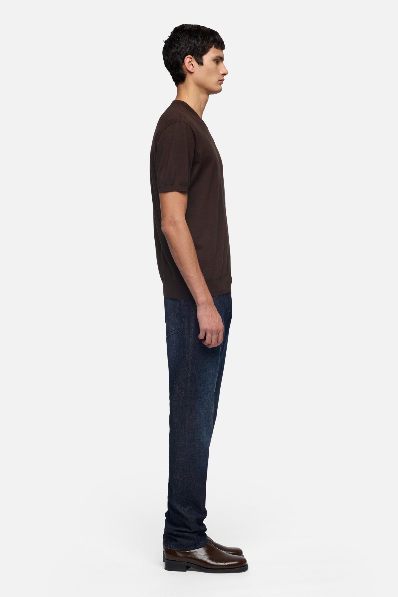 7-for-all-mankind-classic-short-sleeve-pullover-espresso image 6