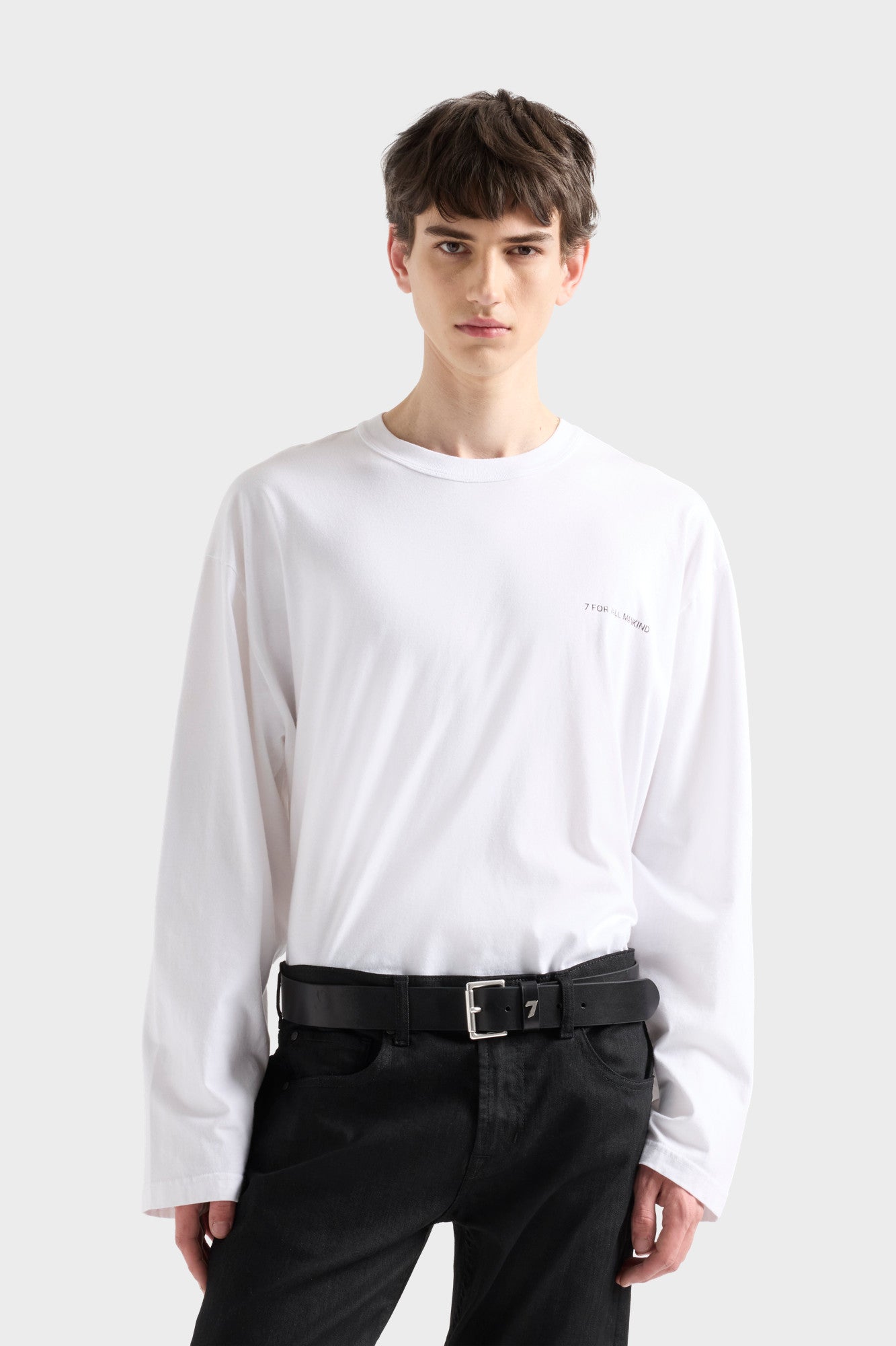 7-for-all-mankind-long-sleeve-graphic-tee-herren-free-white image 3