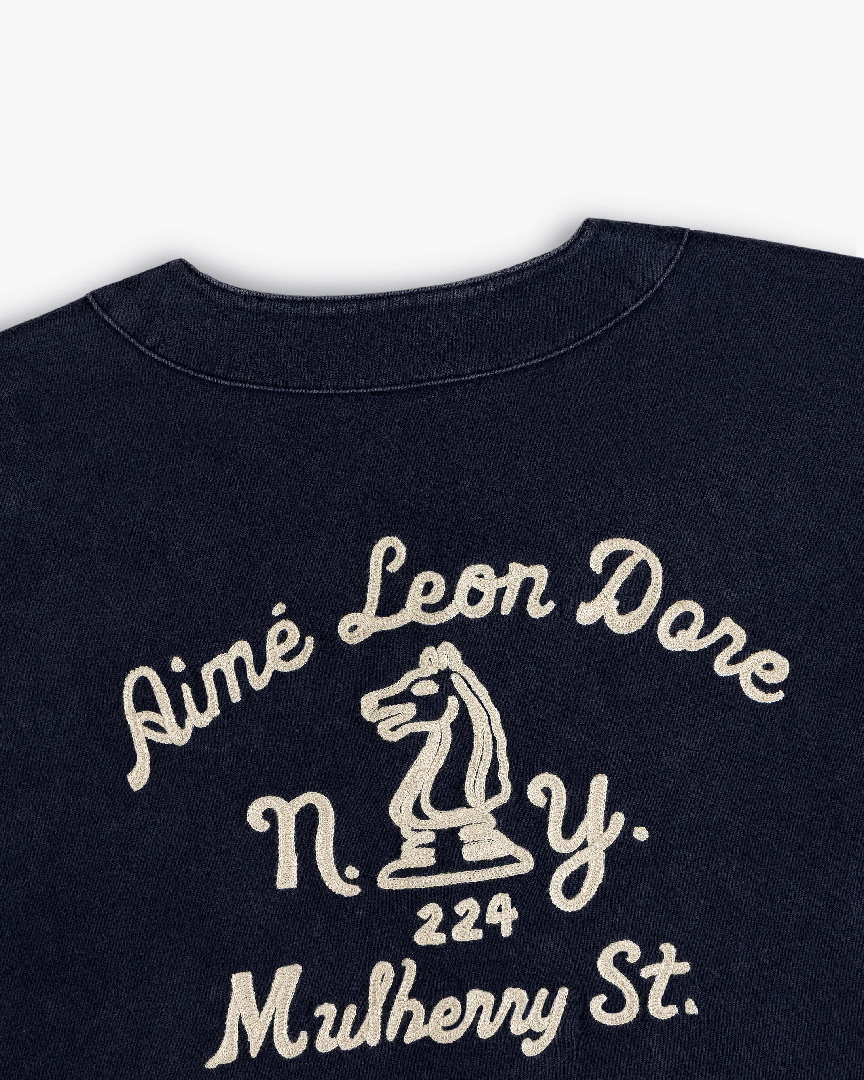 aim-leon-dore-mulberry-chainstitch-baseball-jersey-navy-button-jersey image 5
