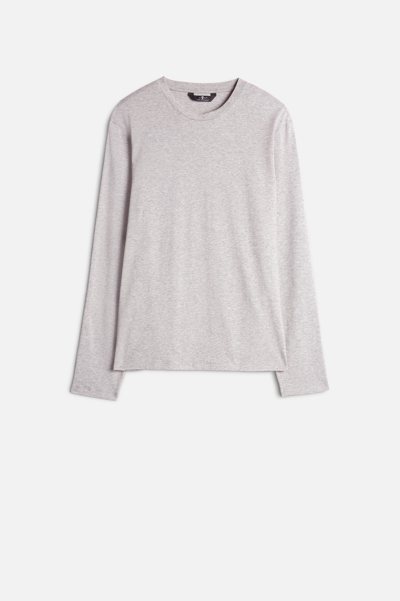 7-for-all-mankind-luxe-performance-longsleeve-herren-grey-melange-grau image 1
