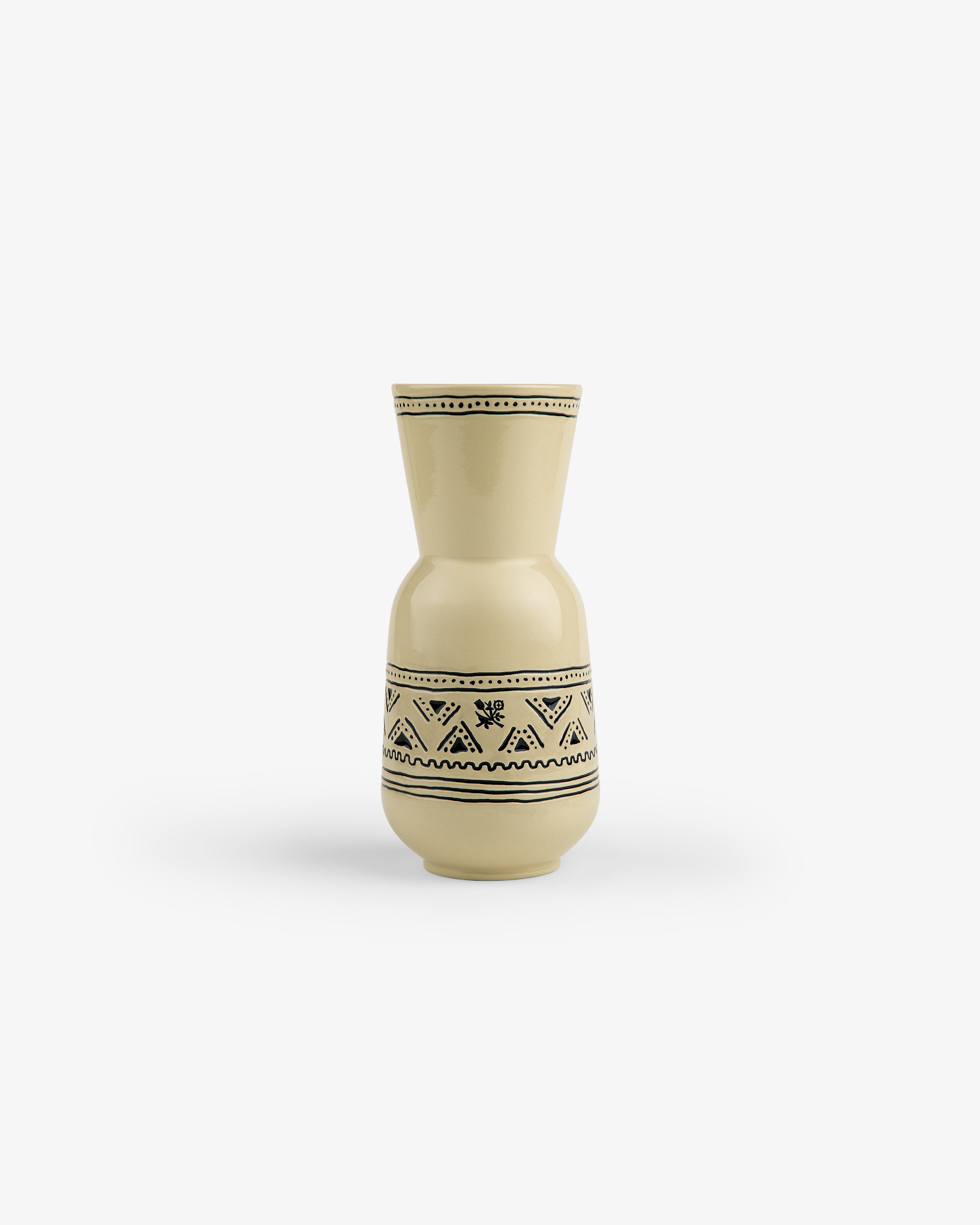 aim-leon-dore-textile-patterned-vase-beige image 2