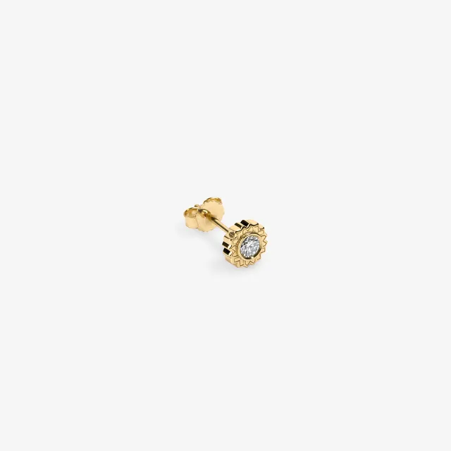 aim-leon-dore-h-lios-diamond-earring-gold image 1