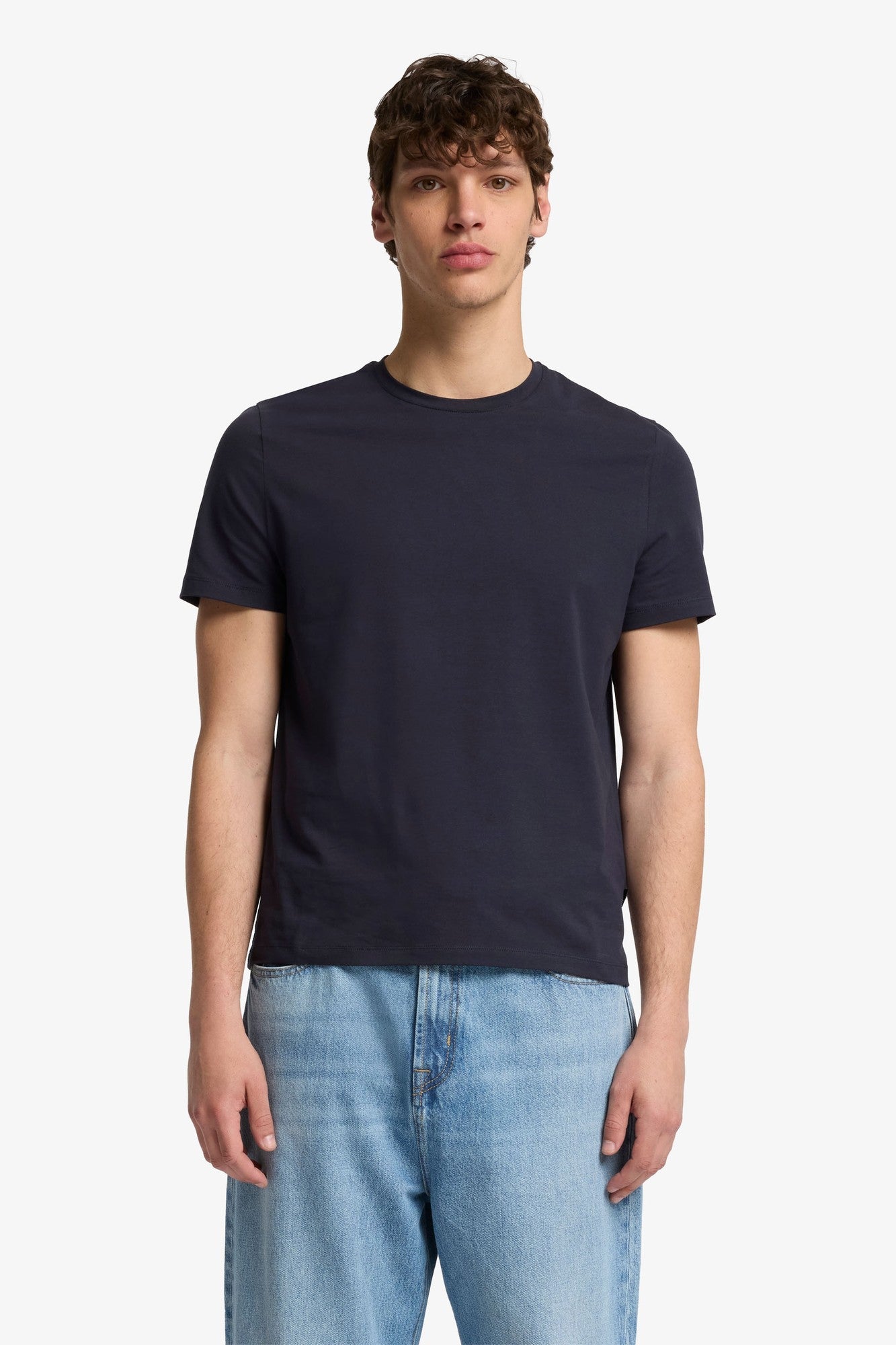 7-for-all-mankind-luxe-performance-t-shirt-3er-pack-navy-herren image 2