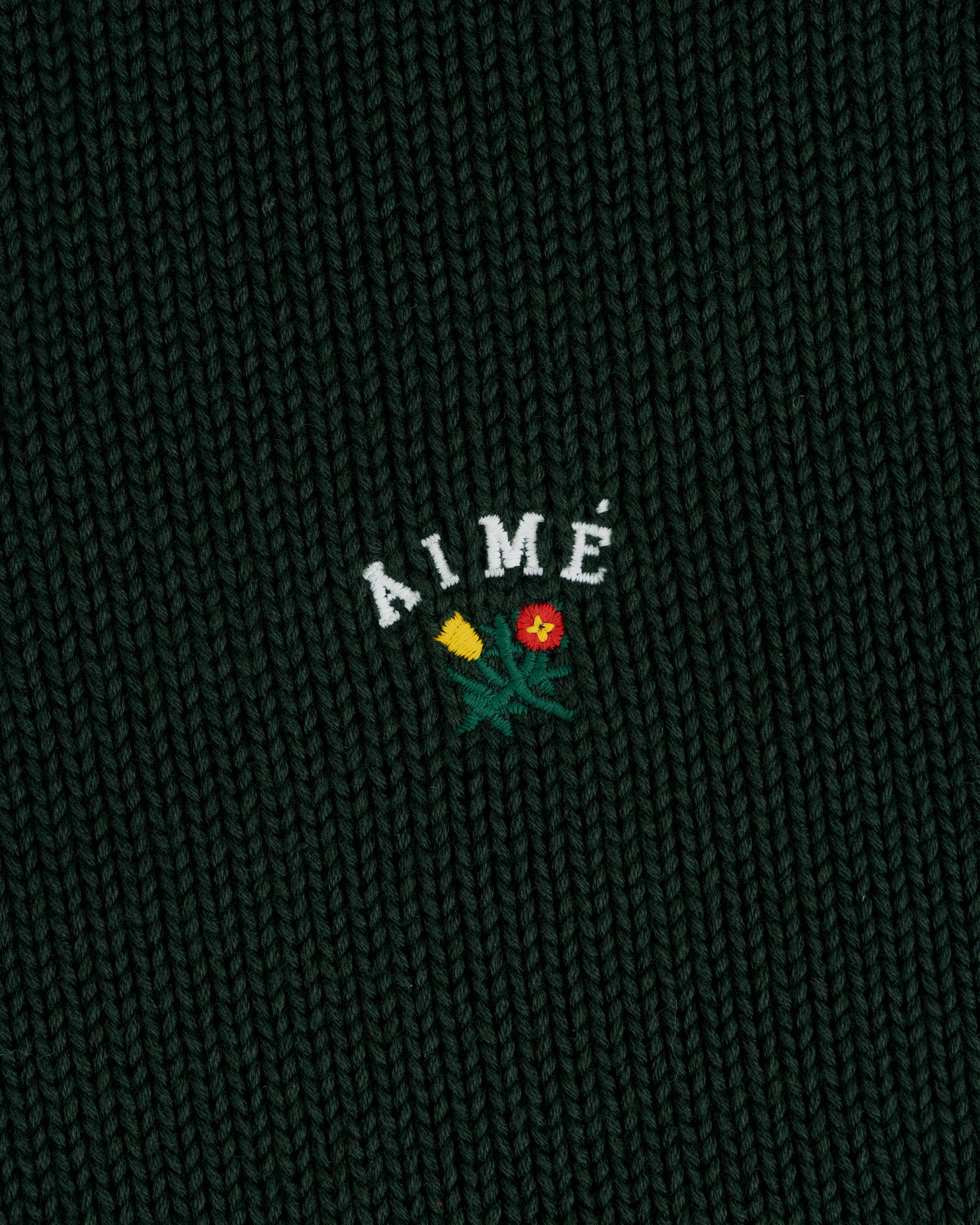 aim-leon-dore-crest-raglan-sweater-crewneck-gr-n image 4
