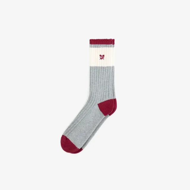 aim-leon-dore-marled-crest-socks-crew-grau image 1