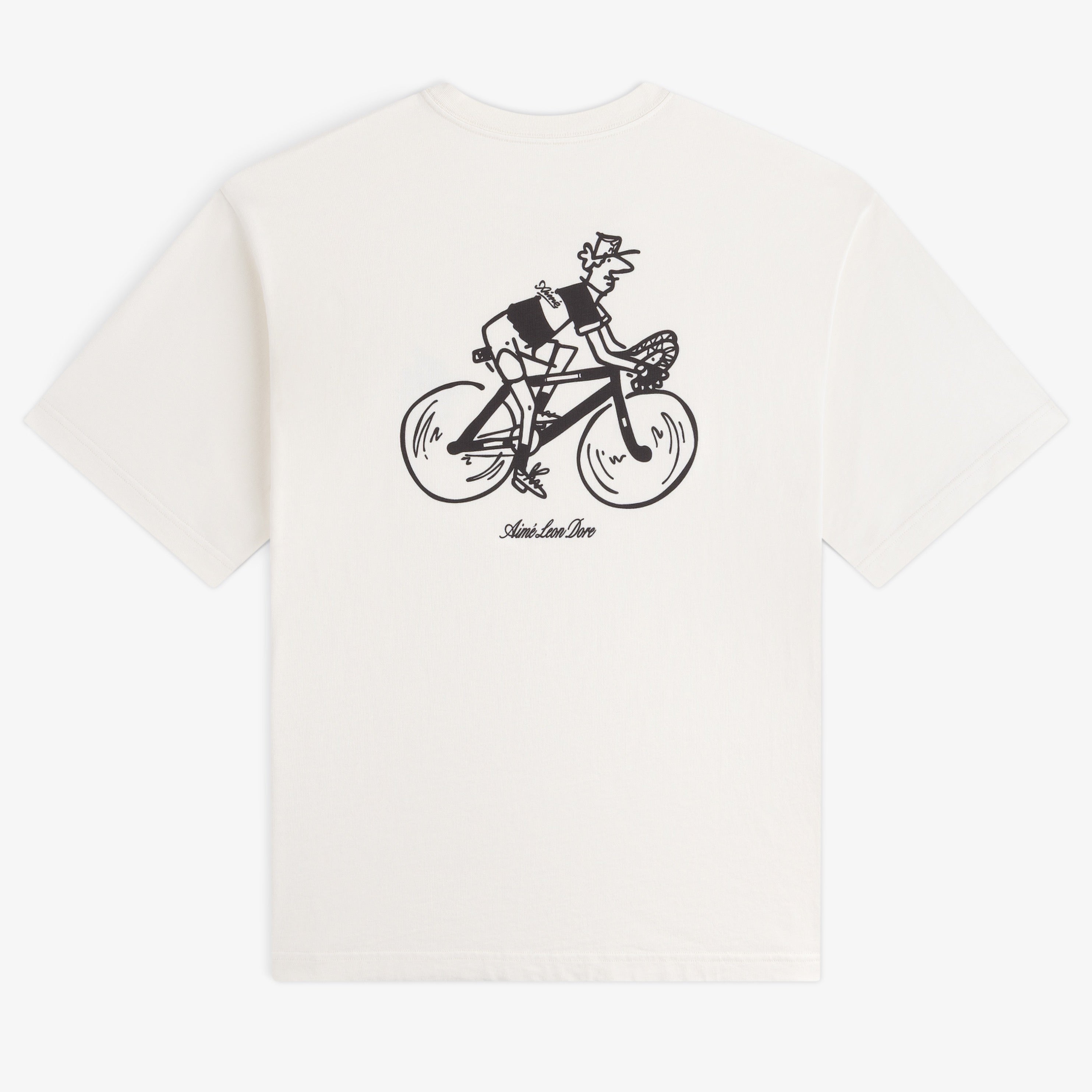 aim-leon-dore-aim-tour-graphic-t-shirt-creme-boxy-fit image 1