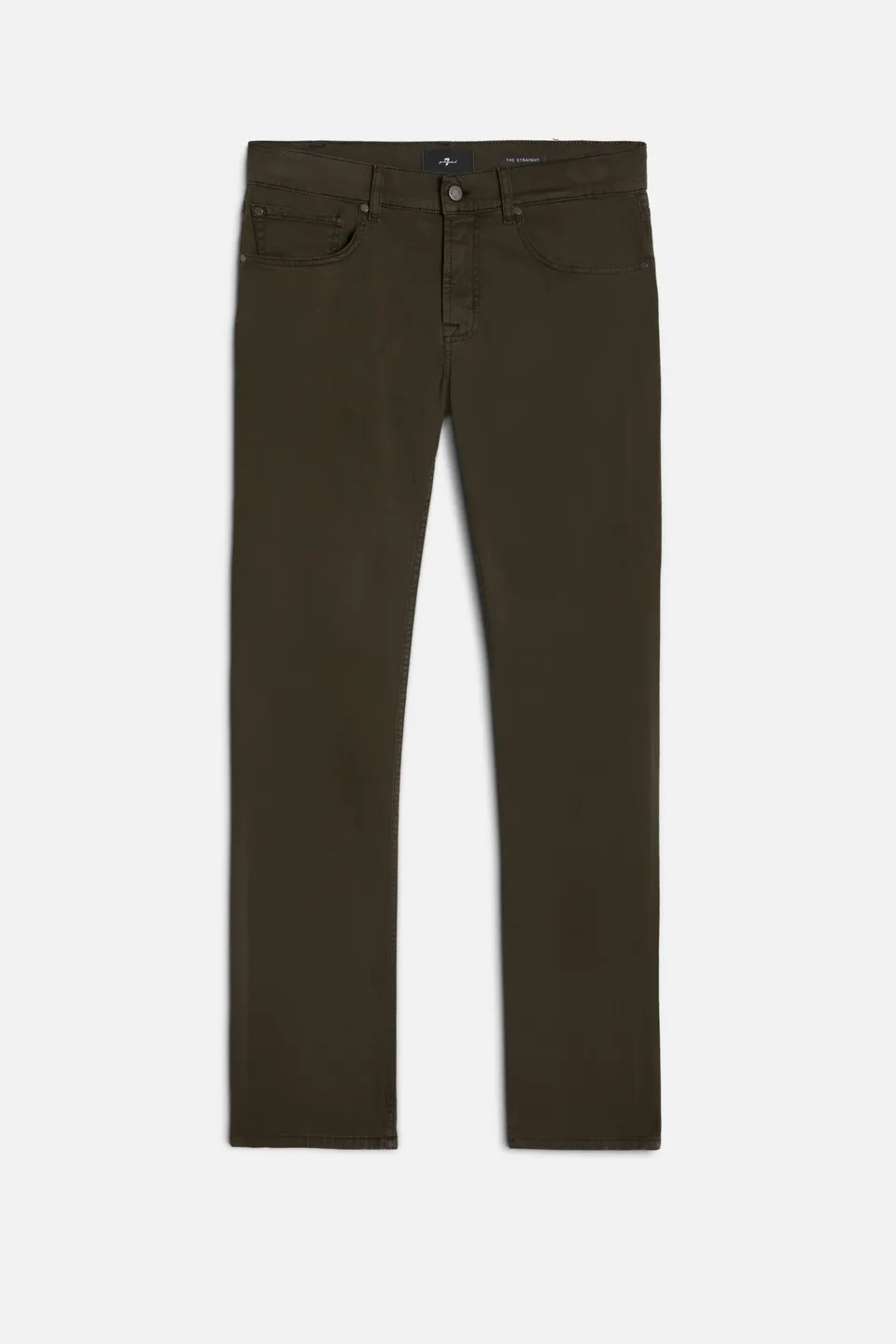 7-for-all-mankind-luxe-performance-sateen-straight-hose-in-dark-olive image 1