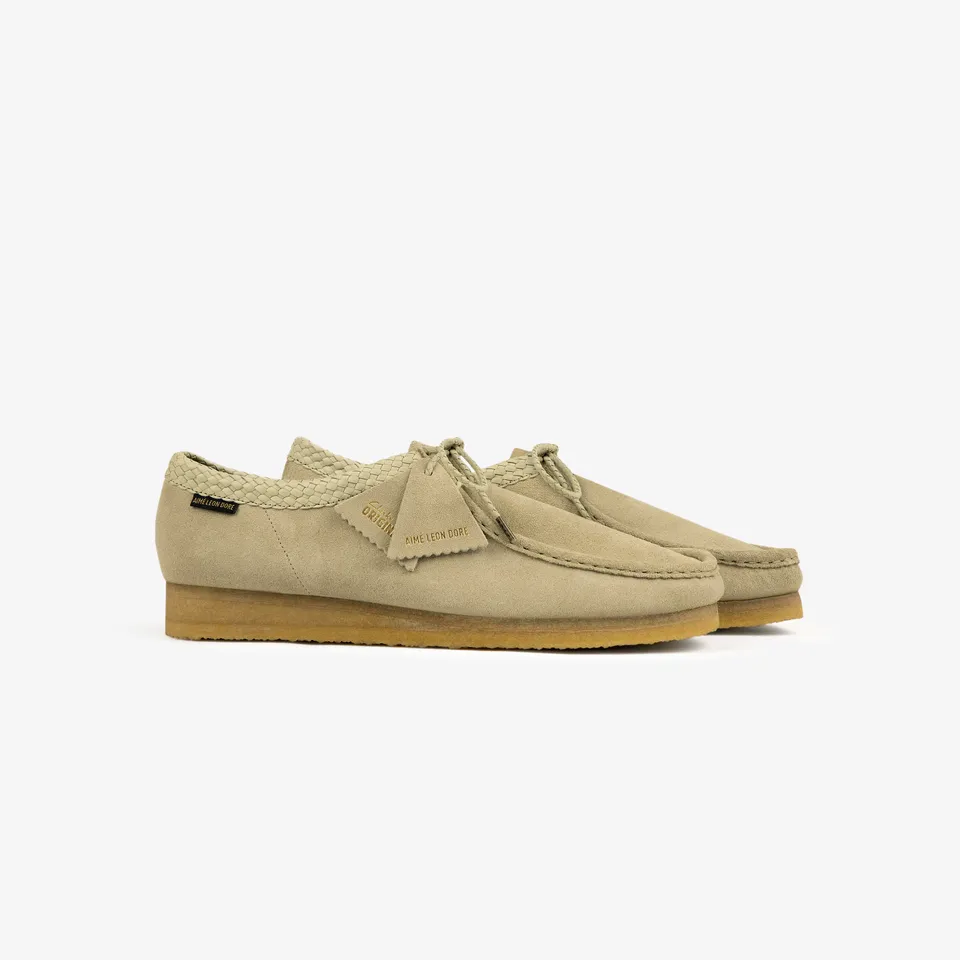 ald-clarks-suede-wallabee-schuhe-tan-herren image 1
