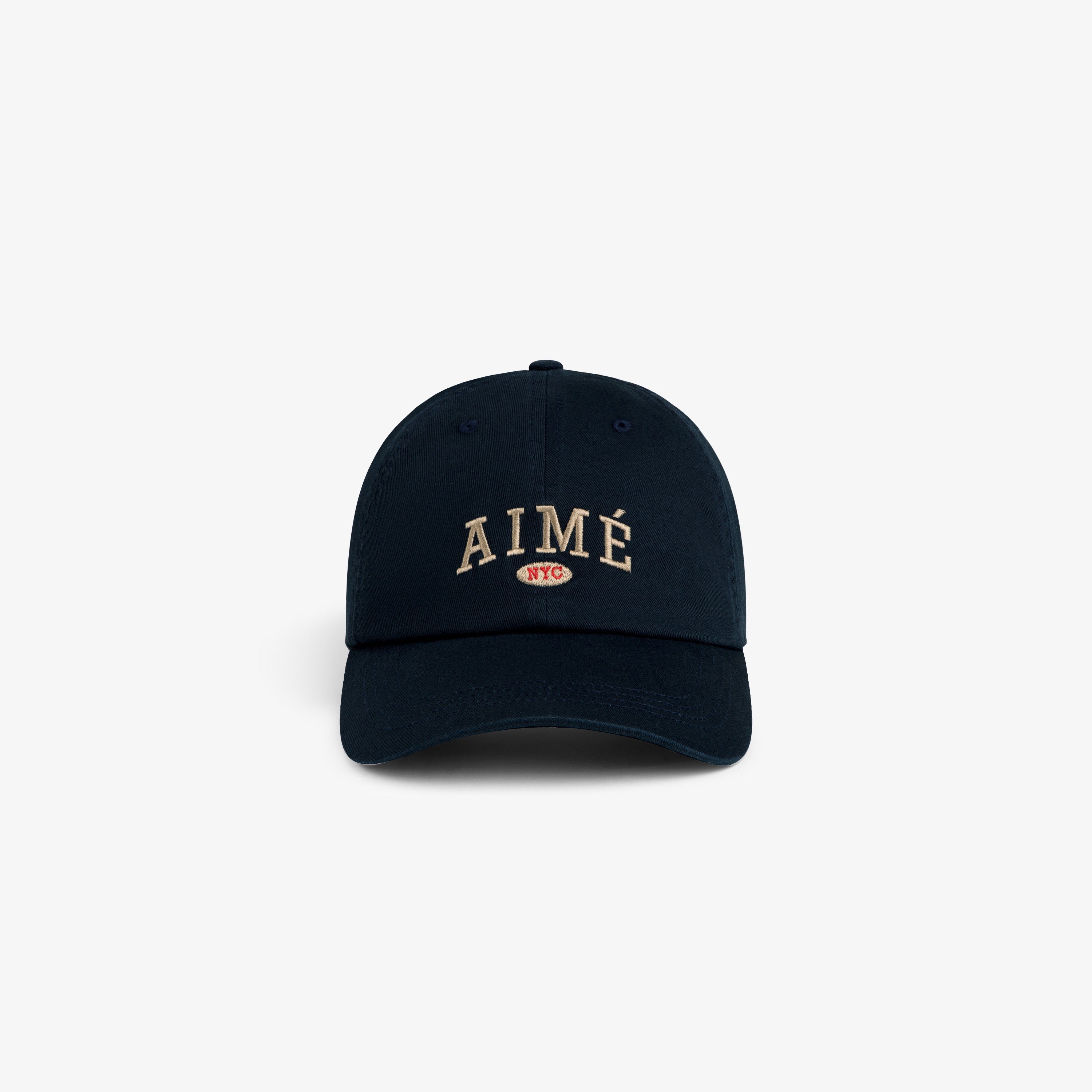 aim-leon-dore-aim-souvenir-hat-navy-6-panel-cap-baumwolle image 1