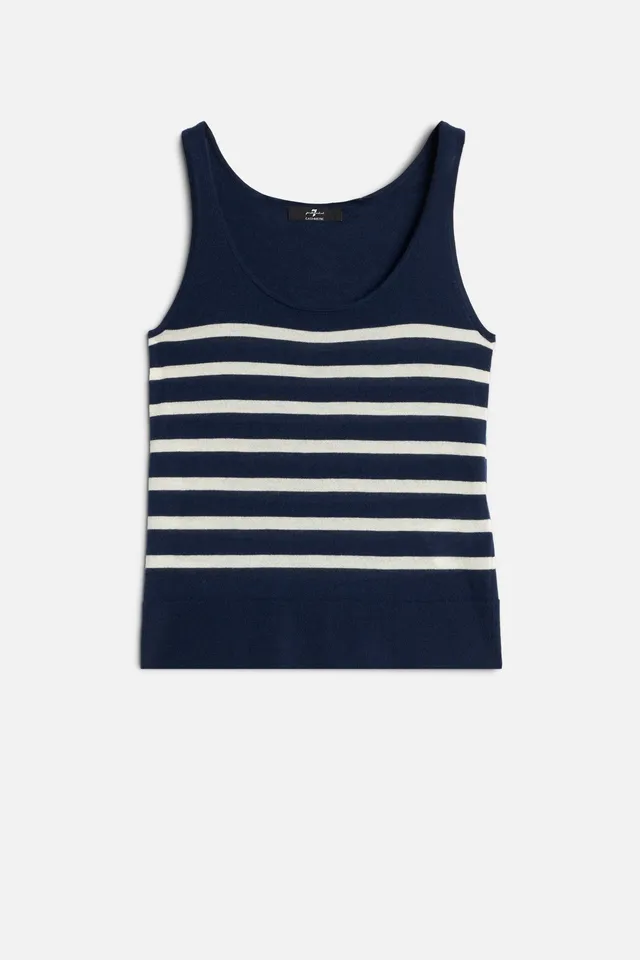 7-for-all-mankind-tank-top-cashmere-gestreift-ink image 1