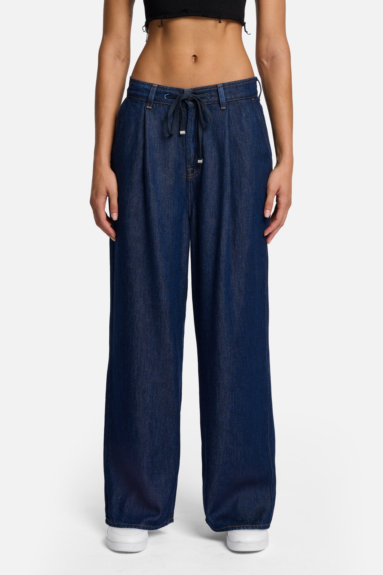 7-for-all-mankind-denim-lustre-tilda-pant-coco-damen-stoffhose-dunkel image 3