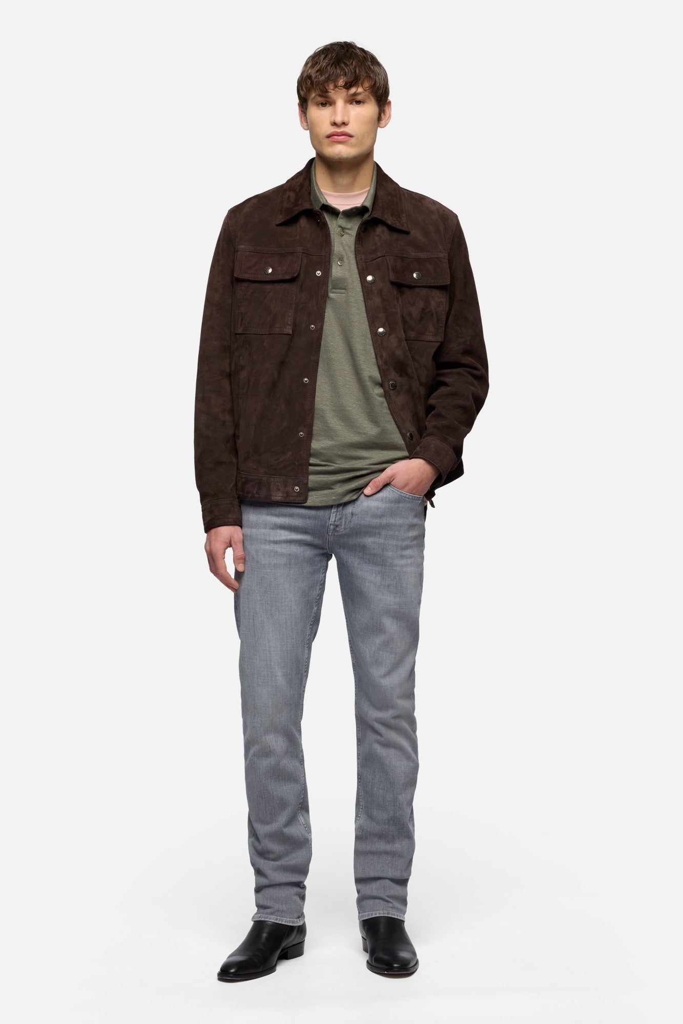 7-for-all-mankind-crewneck-tee-herren-lyocell-rose-braun image 2