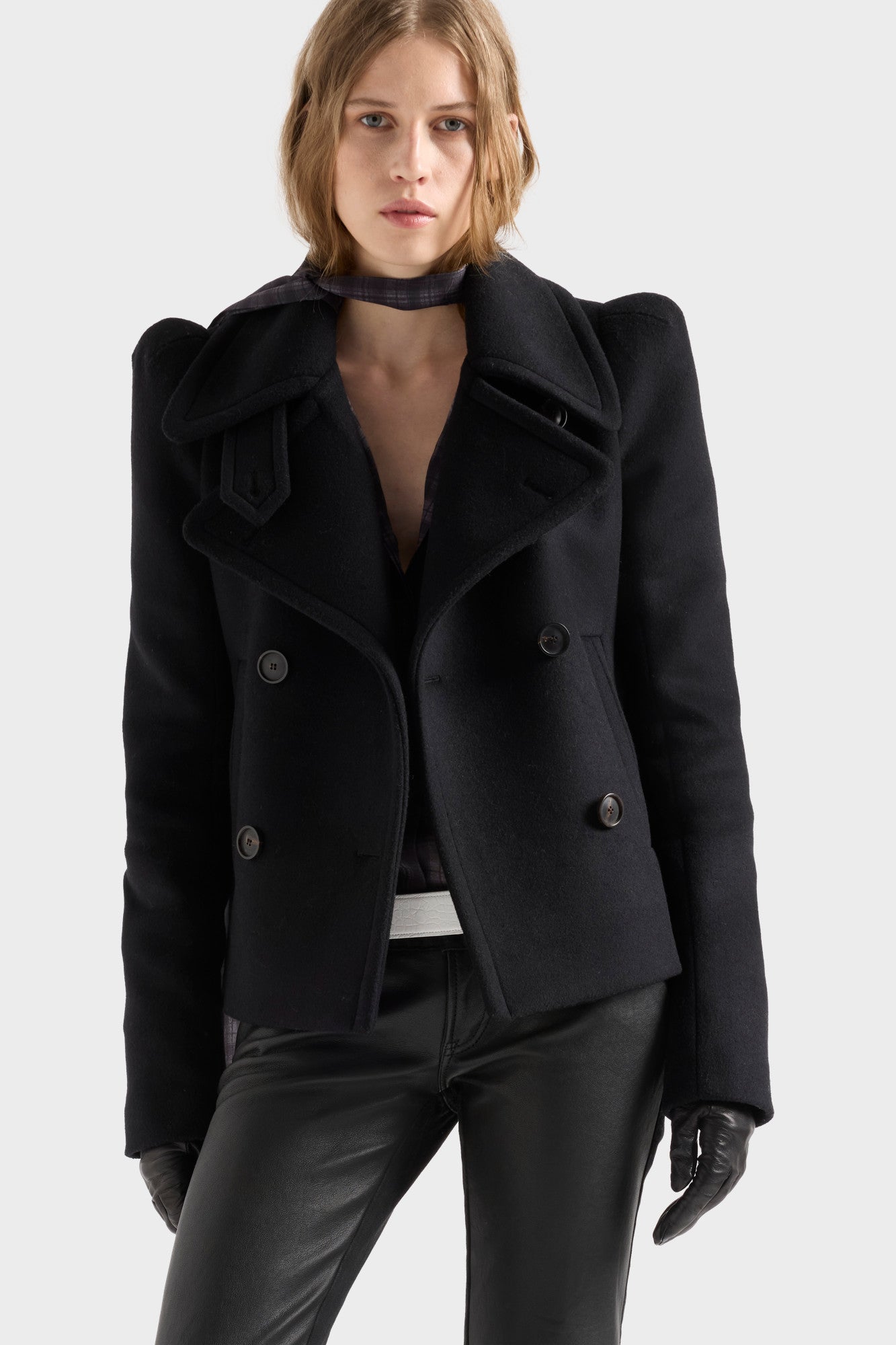 7-for-all-mankind-double-breasted-high-shoulder-jacke-wool-sable-schwarz image 3
