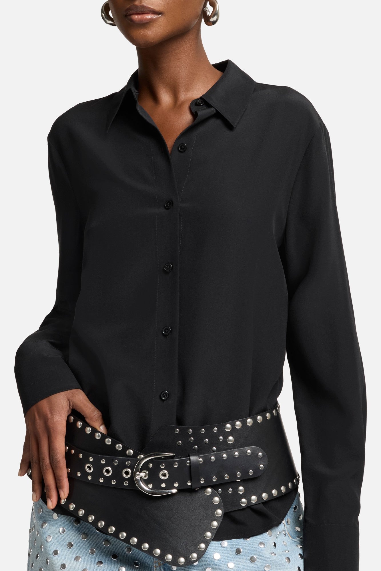 7-for-all-mankind-long-sleeve-silk-blouse-seidenbluse-black image 4