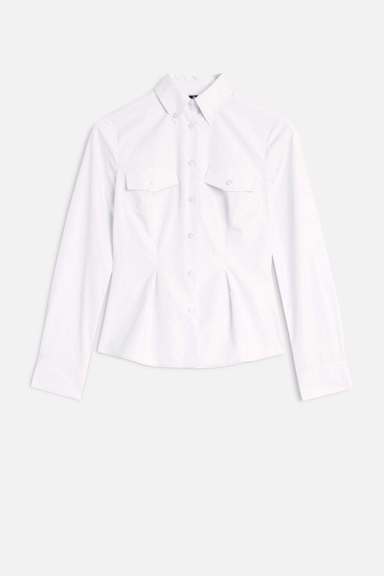 7-for-all-mankind-slant-military-hemdbluse-poplin-optical-white image 1