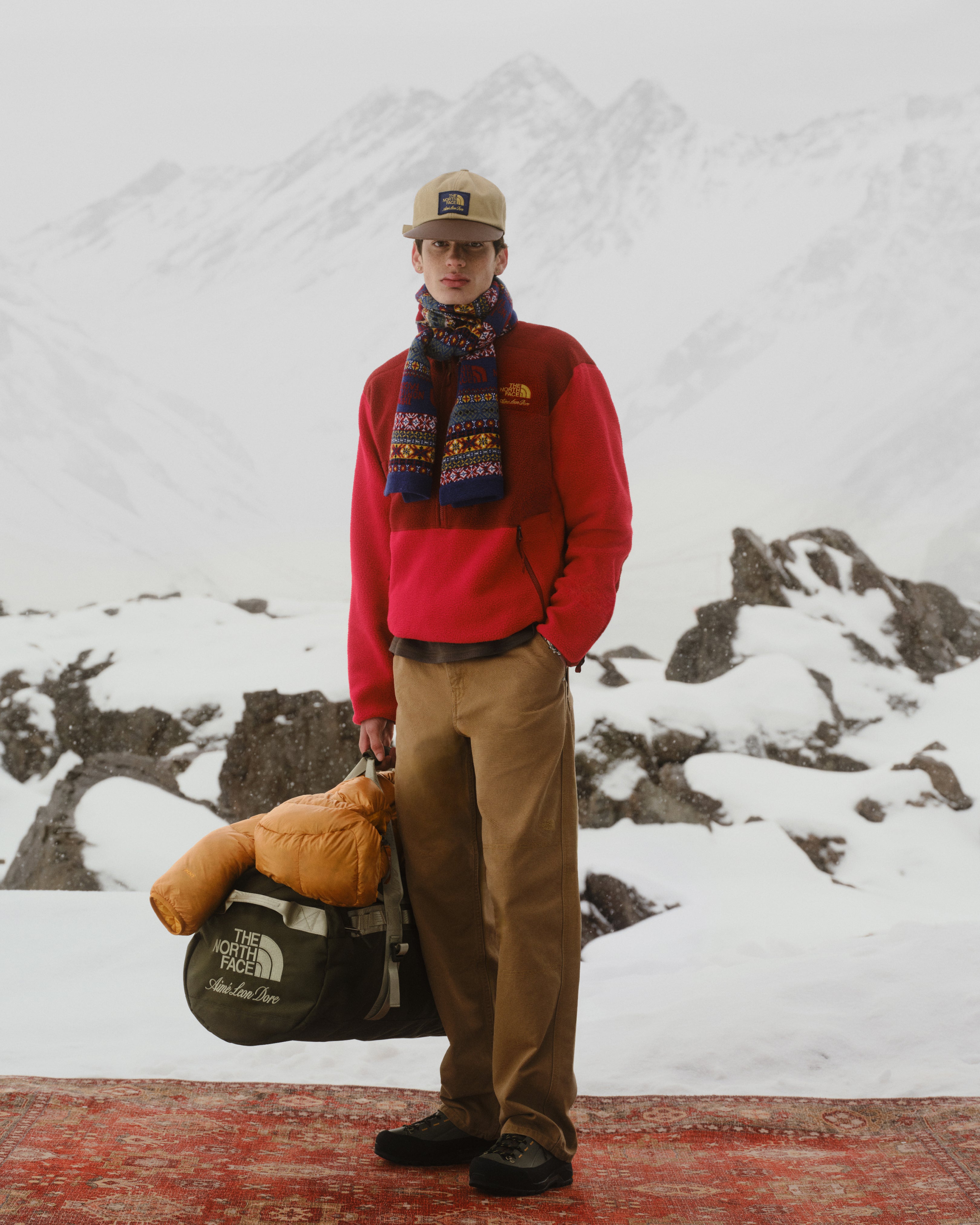 aim-leon-dore-x-the-north-face-base-camp-duffel-olive image 3