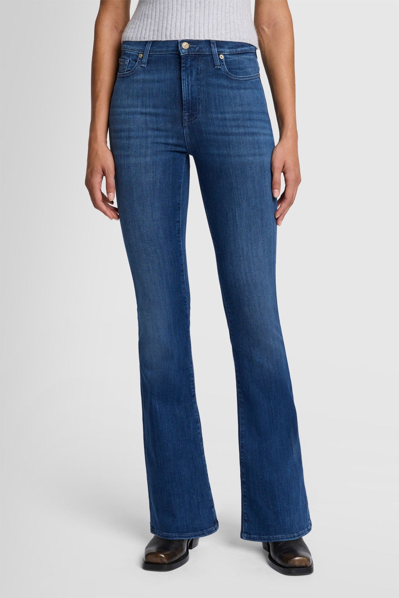 7-for-all-mankind-ali-slim-illusion-neptune-high-waist-bootcut-jeans-damen image 2