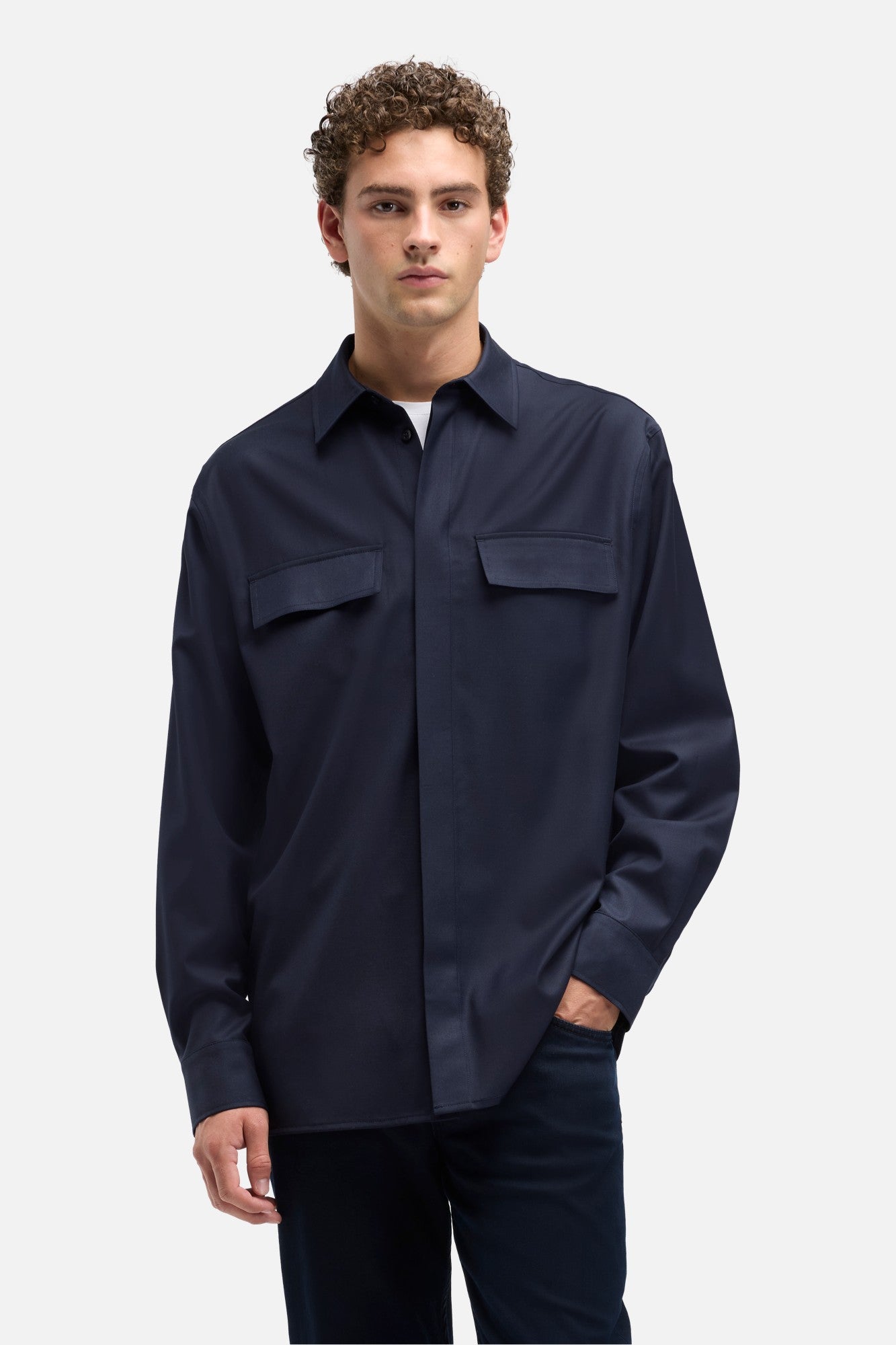 7-for-all-mankind-fluid-overshirt-herren-overshirt-navy image 3