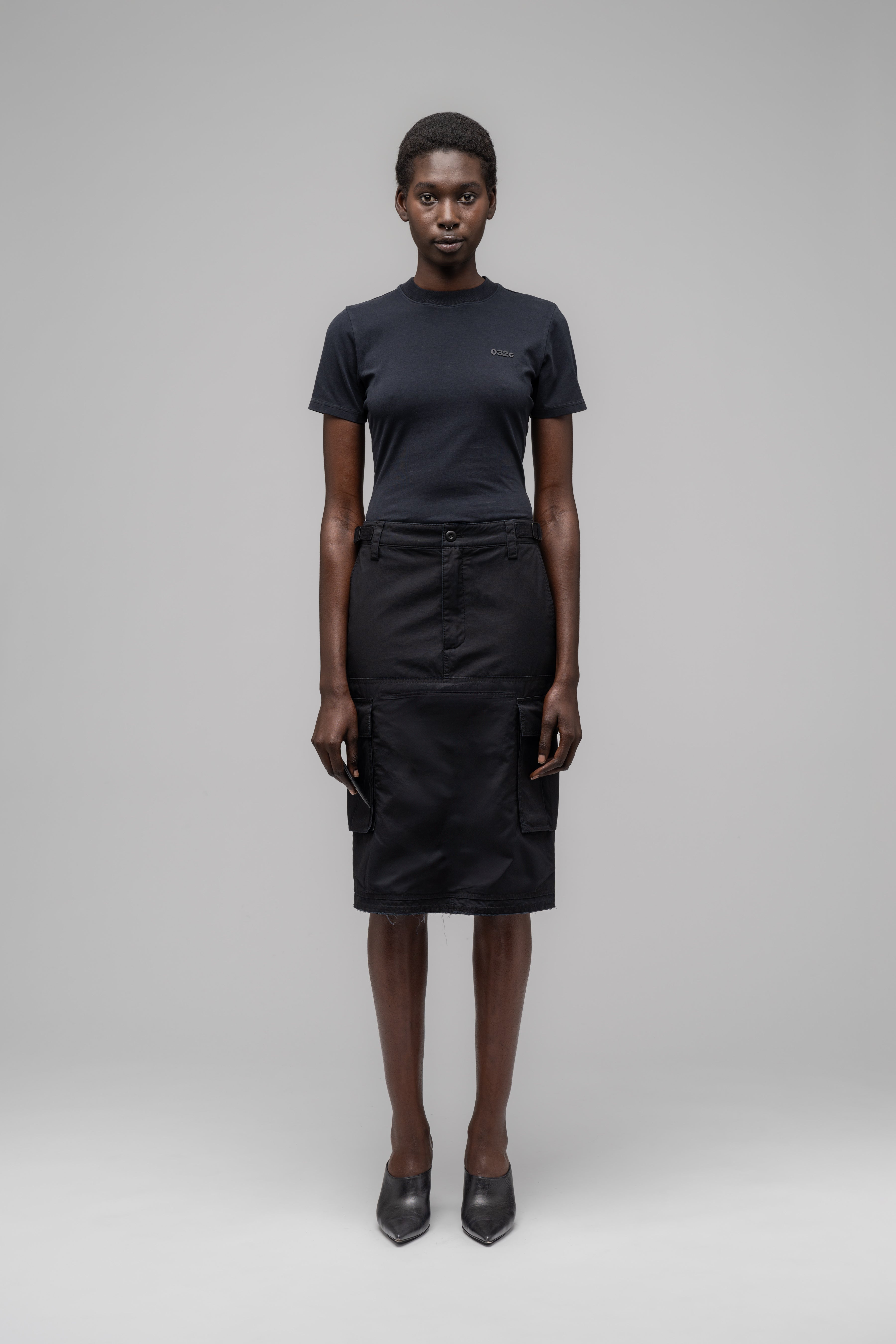 032c-realist-cargo-skirt-bleistift-rock-damen image 1