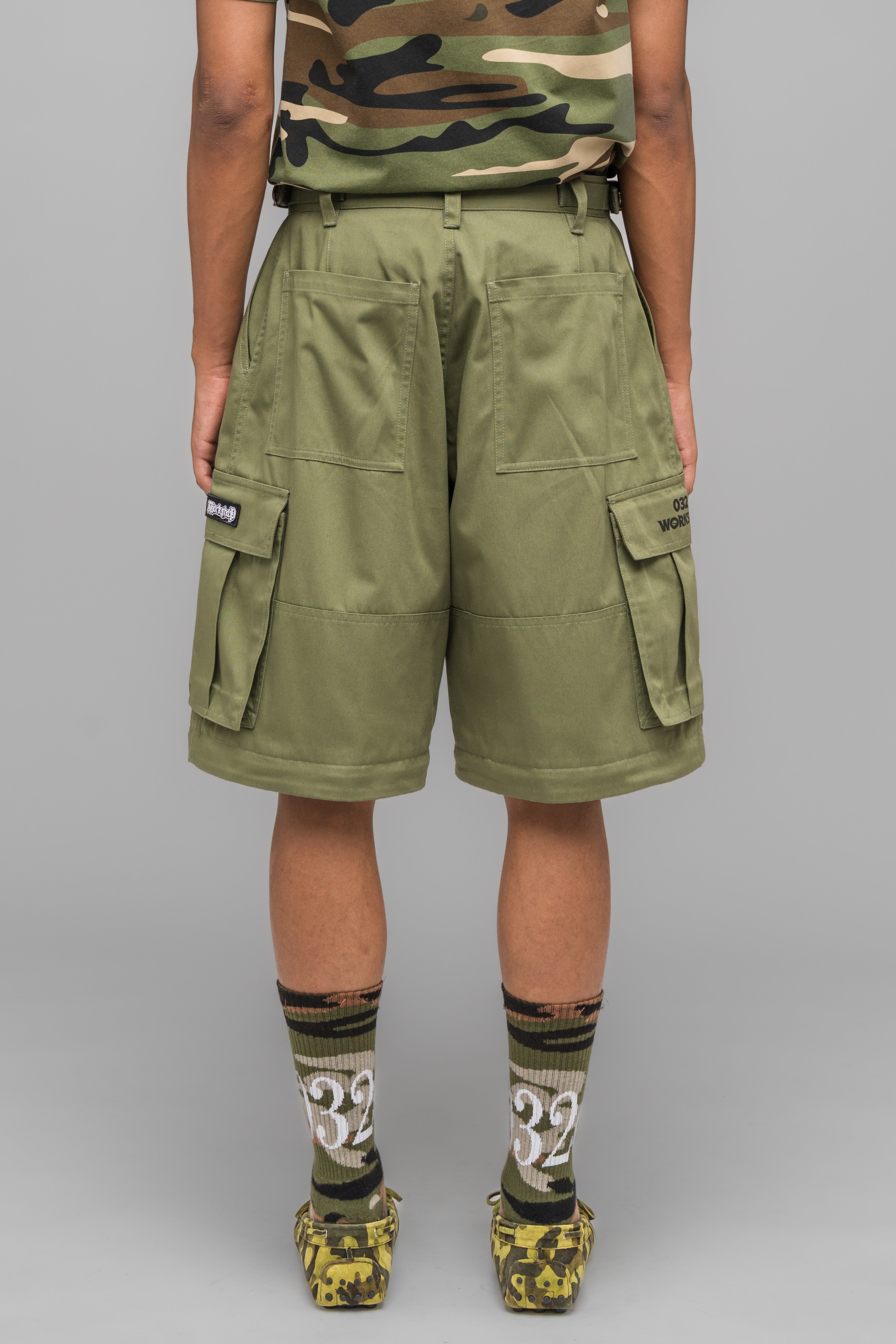 032c-masked-choice-cargo-pants-faded-green-unisex image 8