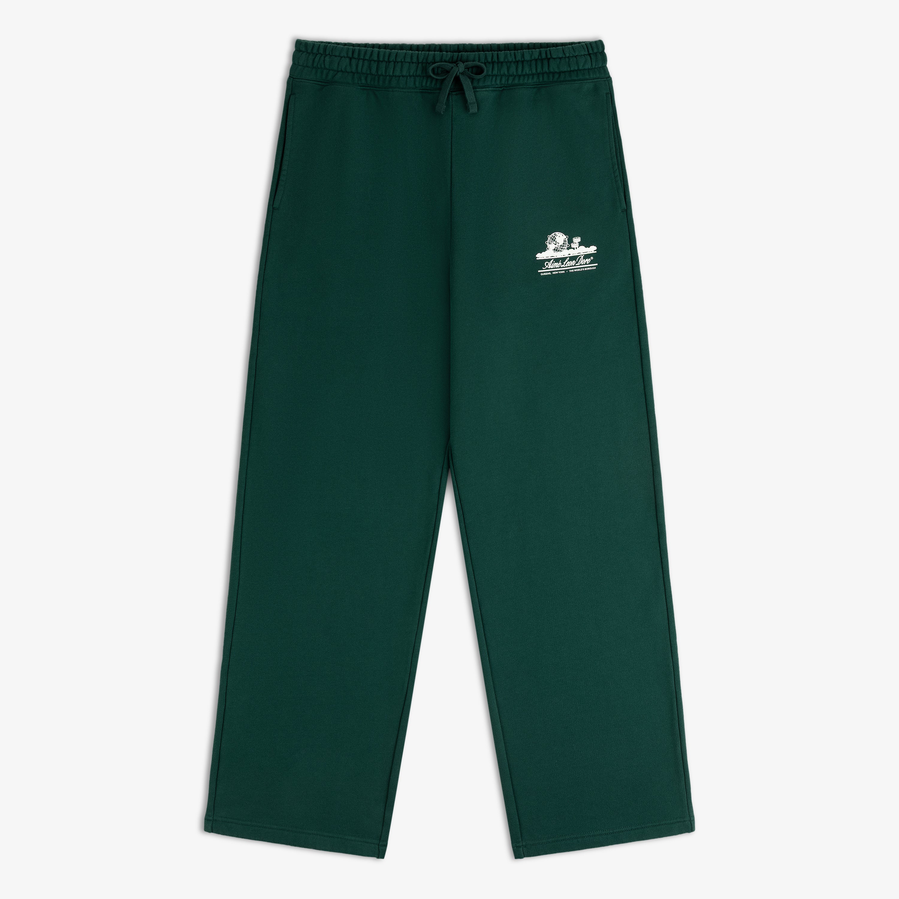 aim-leon-dore-unisphere-sweatpants-gr-n-regular-fit image 1