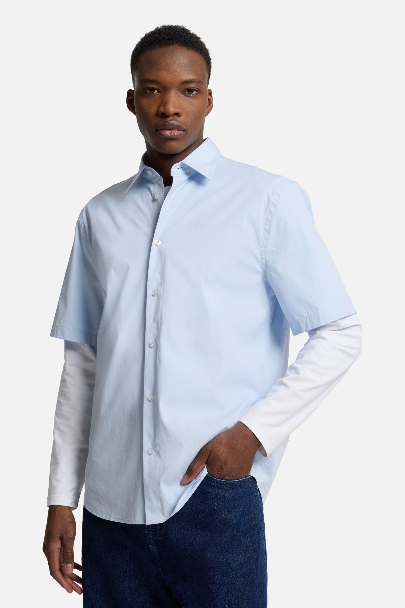 7-for-all-mankind-kurzarm-popeline-hemd-sky-blue-herren image 4