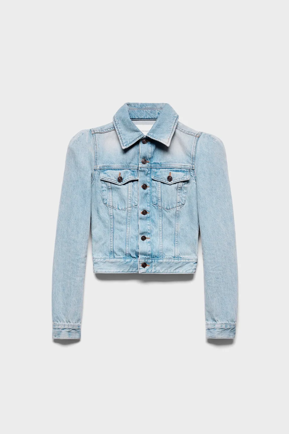 7-for-all-mankind-puff-sleeve-trucker-jacke-denim-chelsea image 1