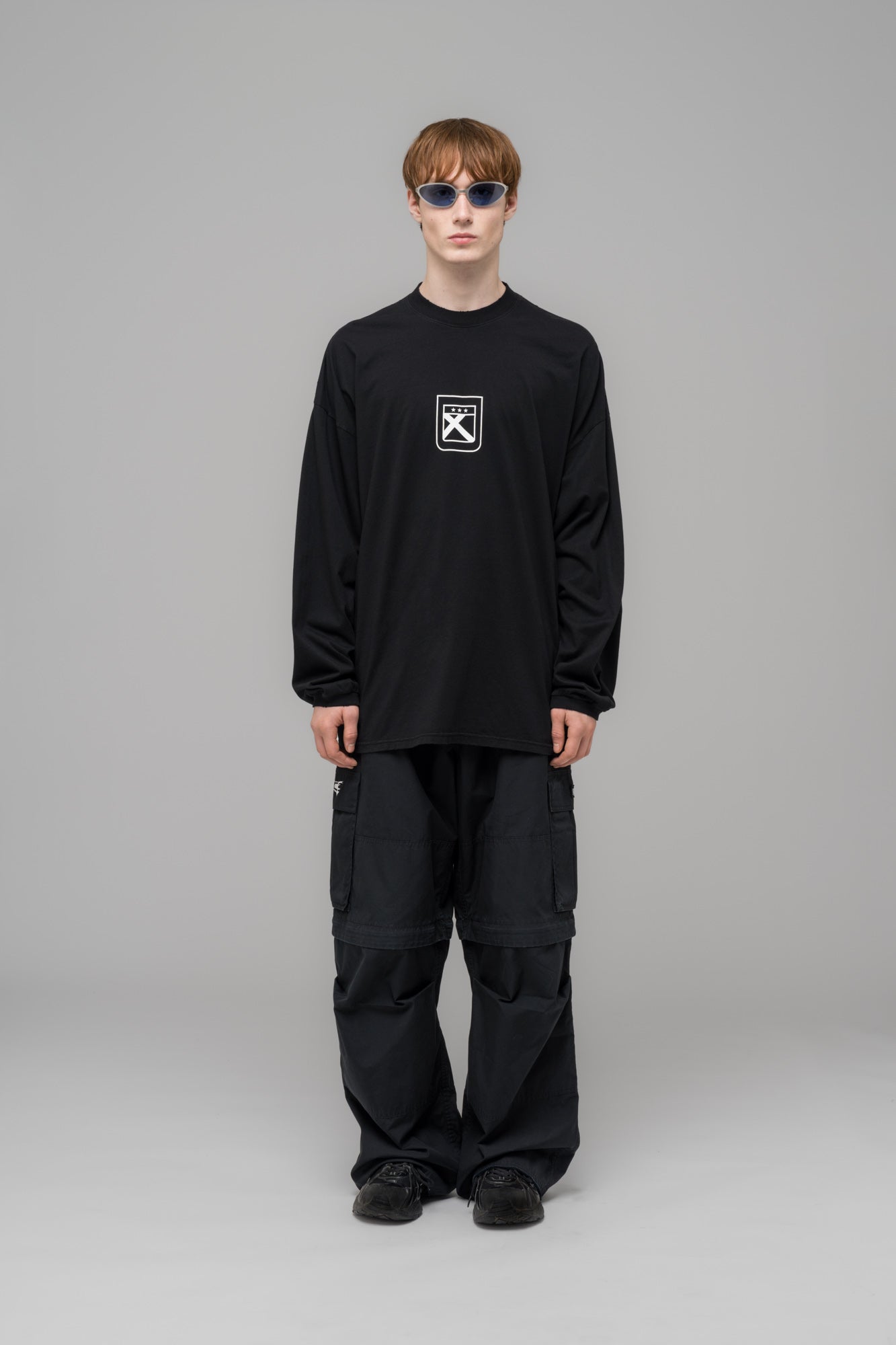 032c-fainting-cross-oversized-longsleeve-washed-black-2 image 1