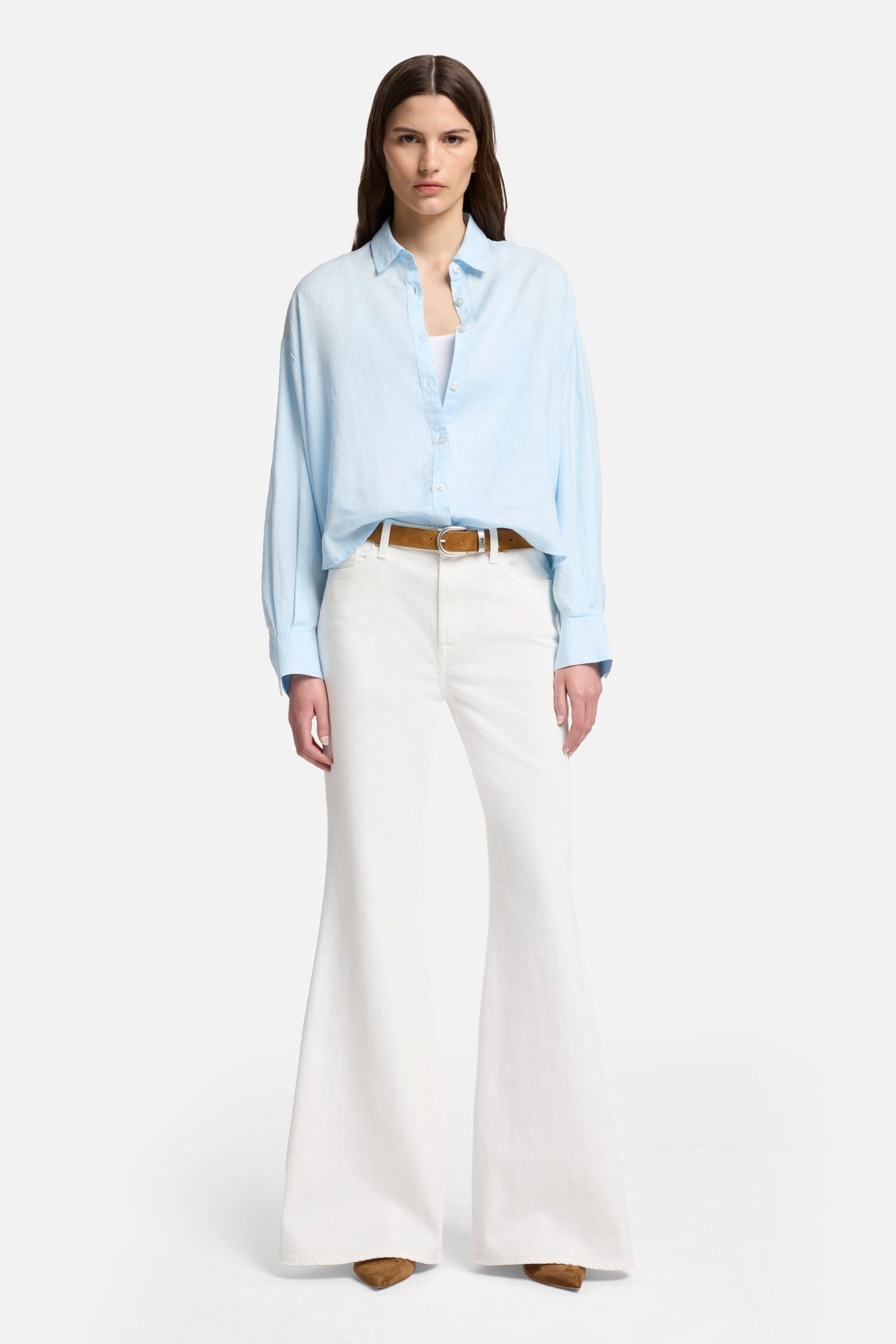 7-for-all-mankind-retro-flare-jeans-in-milky-way image 2