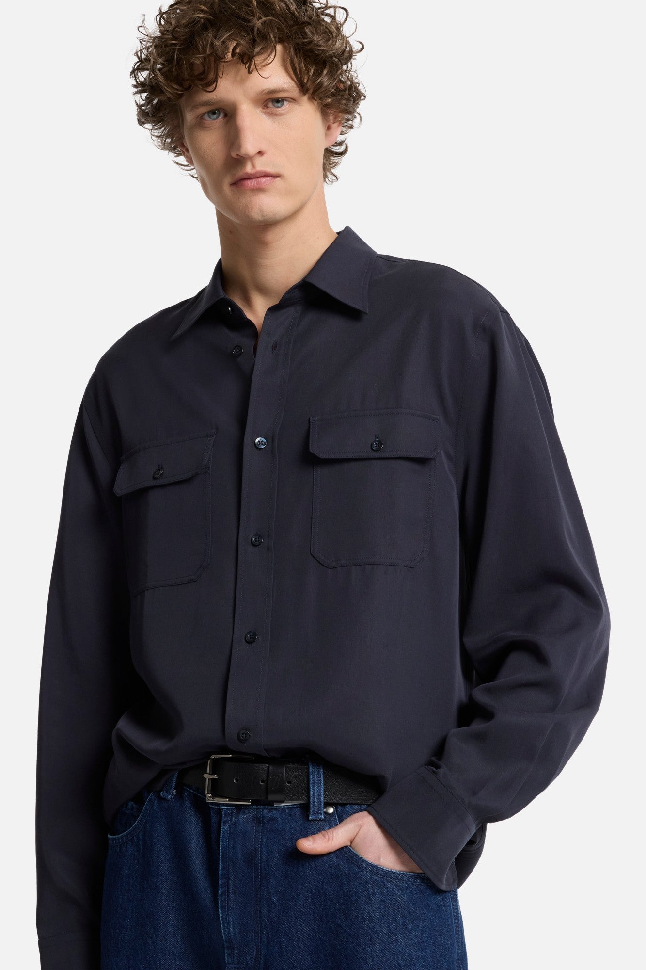 7-for-all-mankind-fluid-military-shirt-navy-herren image 4