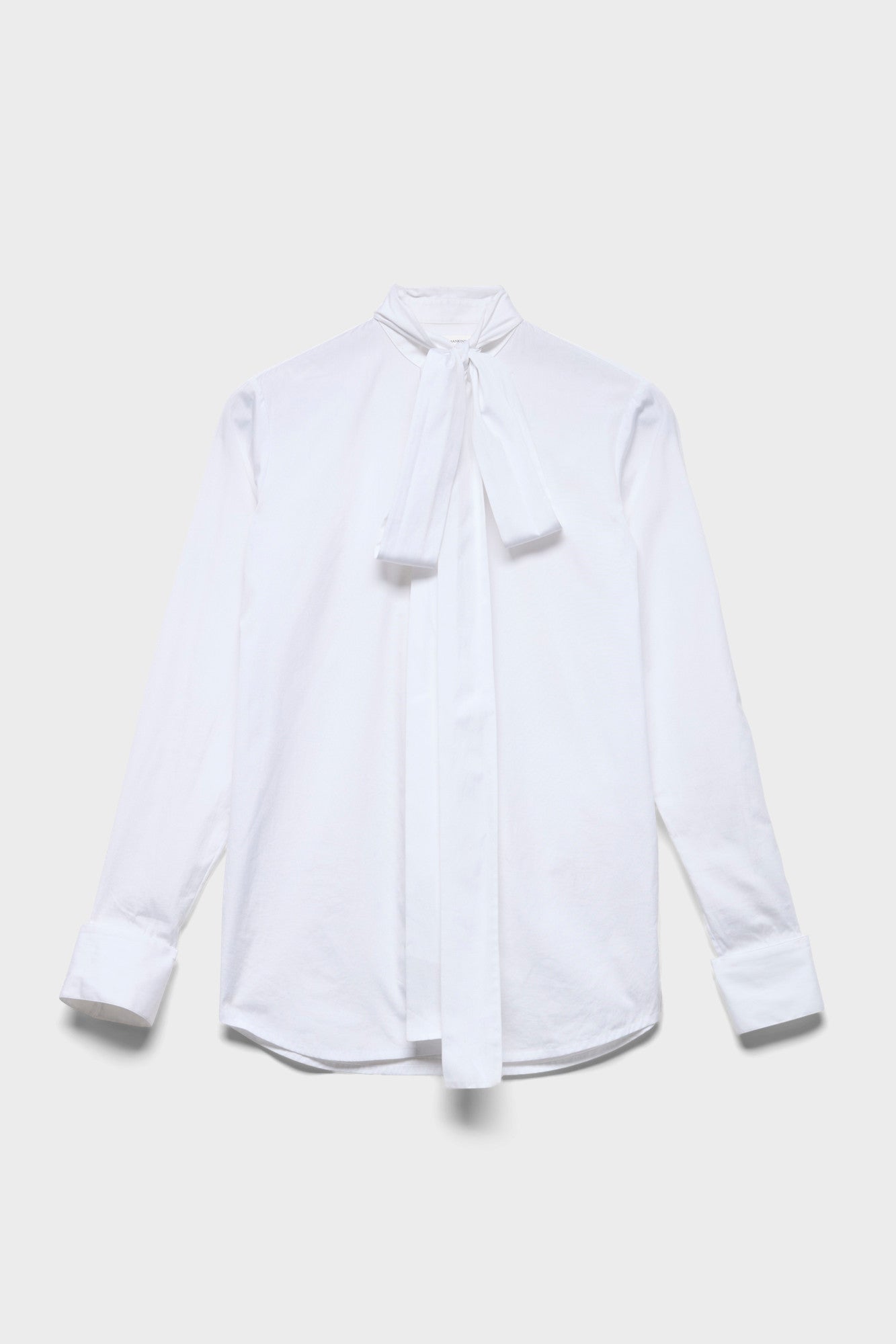 7-for-all-mankind-long-sleeve-bow-shirt-bluse-poplin-off-white-damen image 1