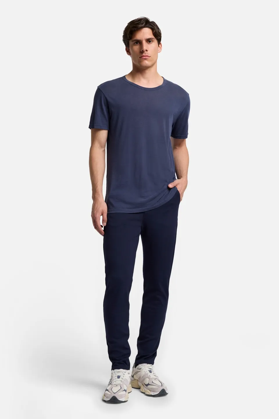 7-for-all-mankind-featherweight-cotton-tee-navy-herren-t-shirt image 1